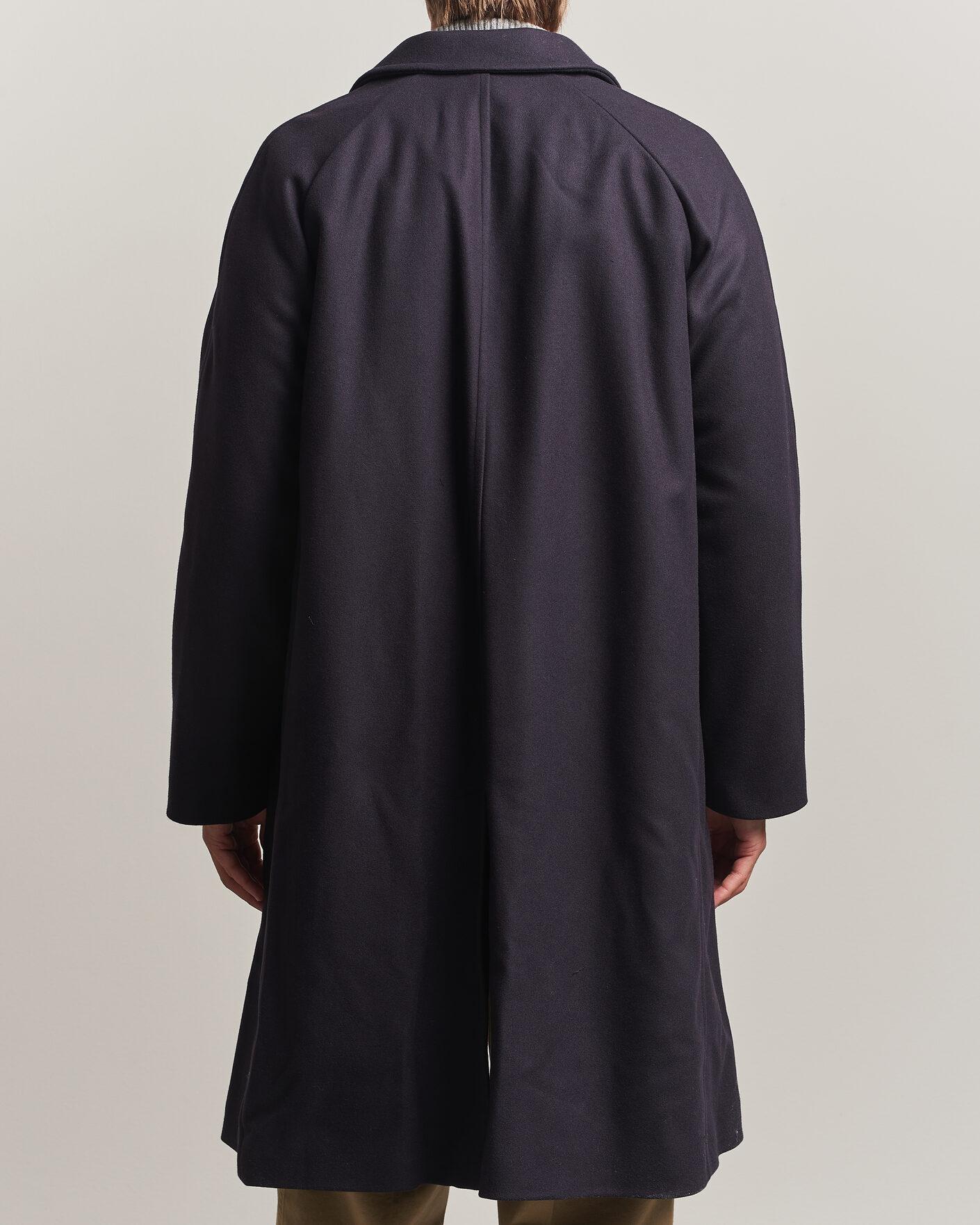 Herr | Jackor | Gloverall | Chesterfield Wool/Cashmere Refined Coat Navy