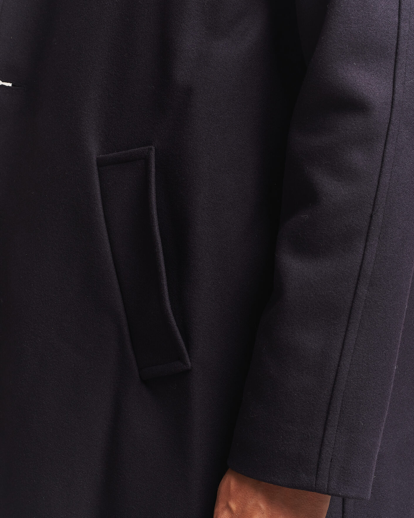 Herr | Jackor | Gloverall | Chesterfield Wool/Cashmere Refined Coat Navy