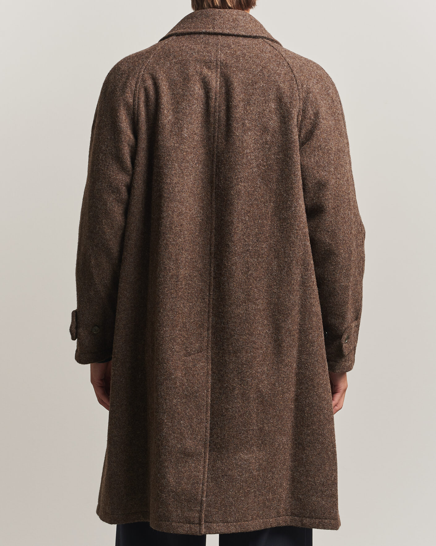 Herr | Jackor | Gloverall | Hynes Wool Coat Mocha