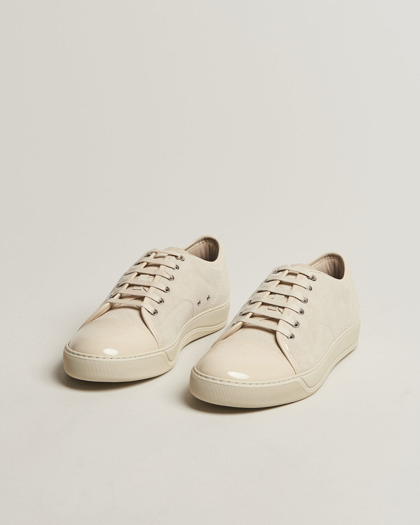 Herr | Sneakers | Lanvin | DBB1 Patent Cap Toe Sneaker Light Beige