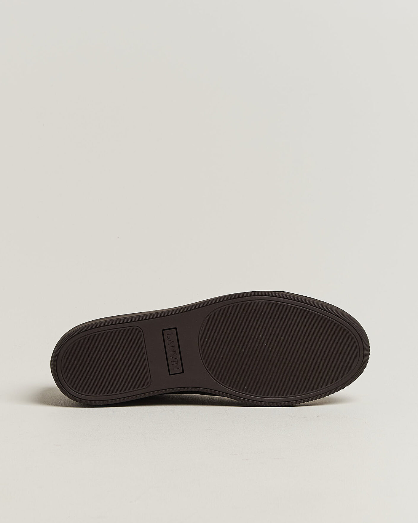 Herr | Sneakers | Lanvin | DBB1 Grain Leather Cap Toe Sneaker Brown
