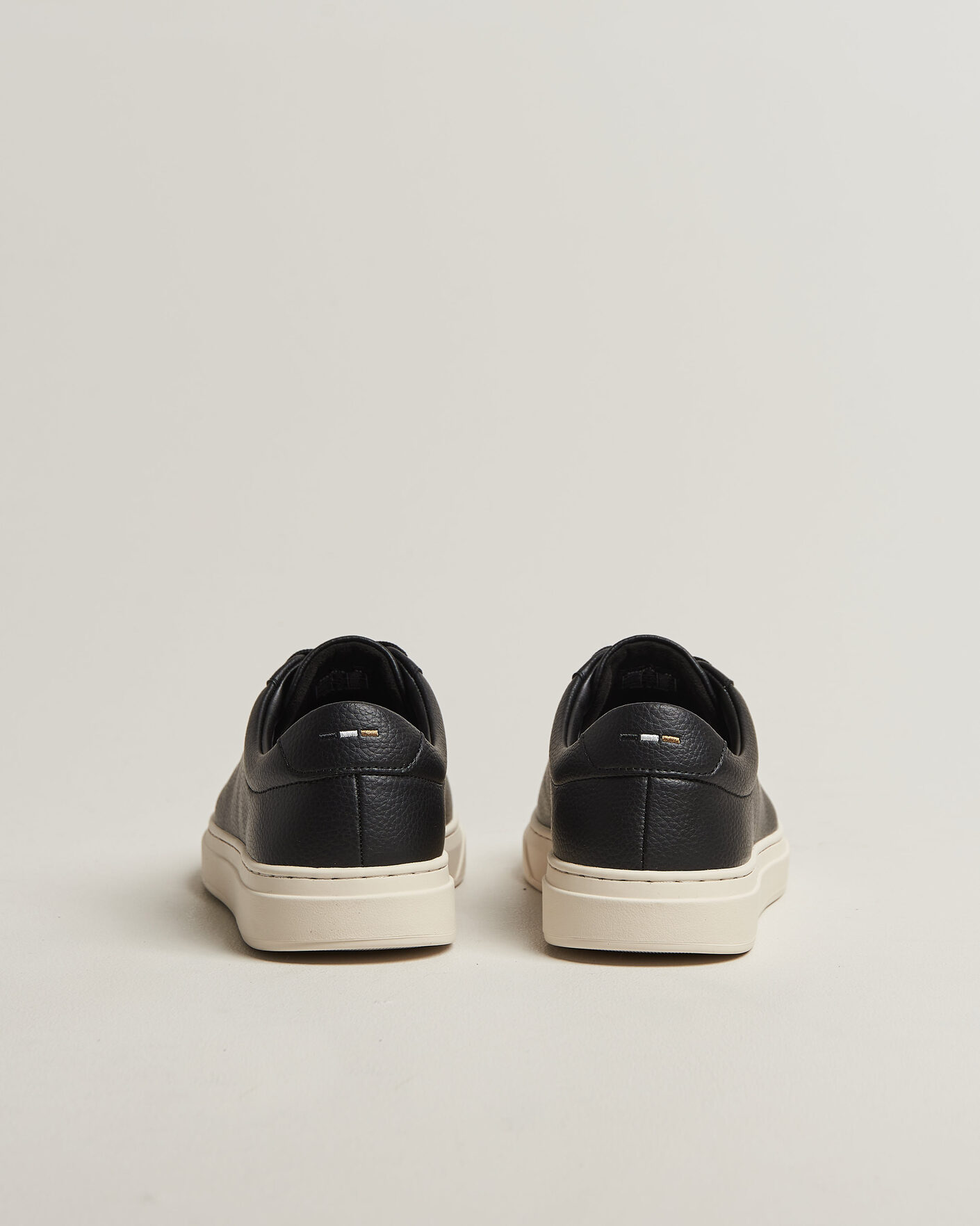 Herr | Sneakers | BOSS BLACK | Kieran Grained Leather Sneaker Black