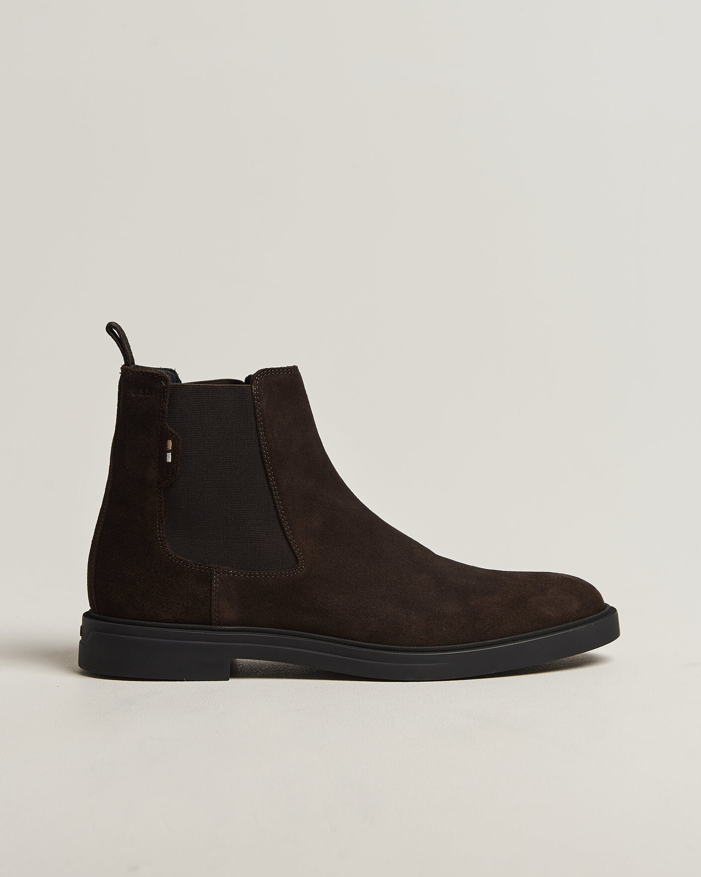 Herr | Kängor | BOSS BLACK | Calev Suede Chelsea Boot Dark Brown
