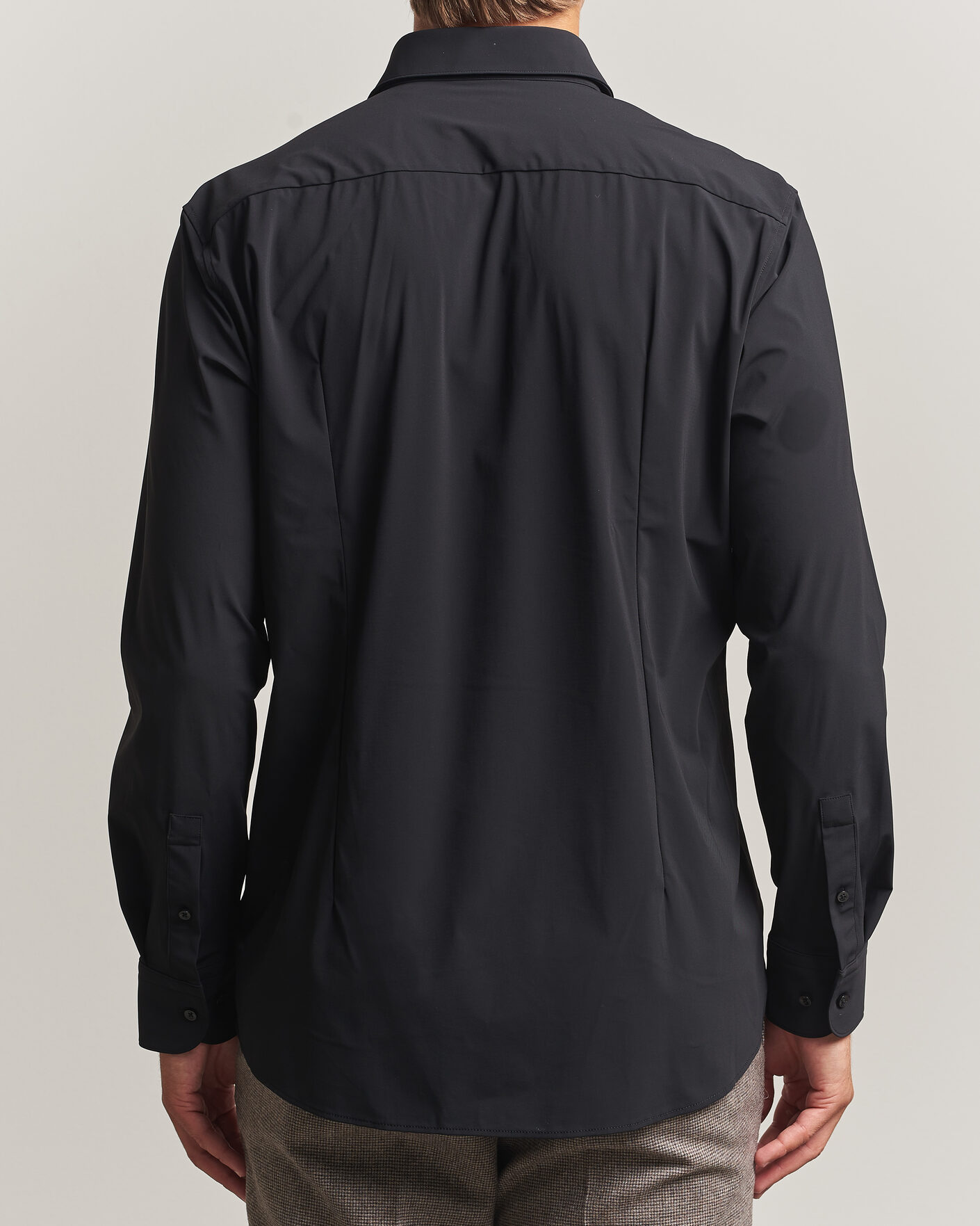 Herr | Skjortor | BOSS BLACK | Hank 4-Way Stretch Shirt Black