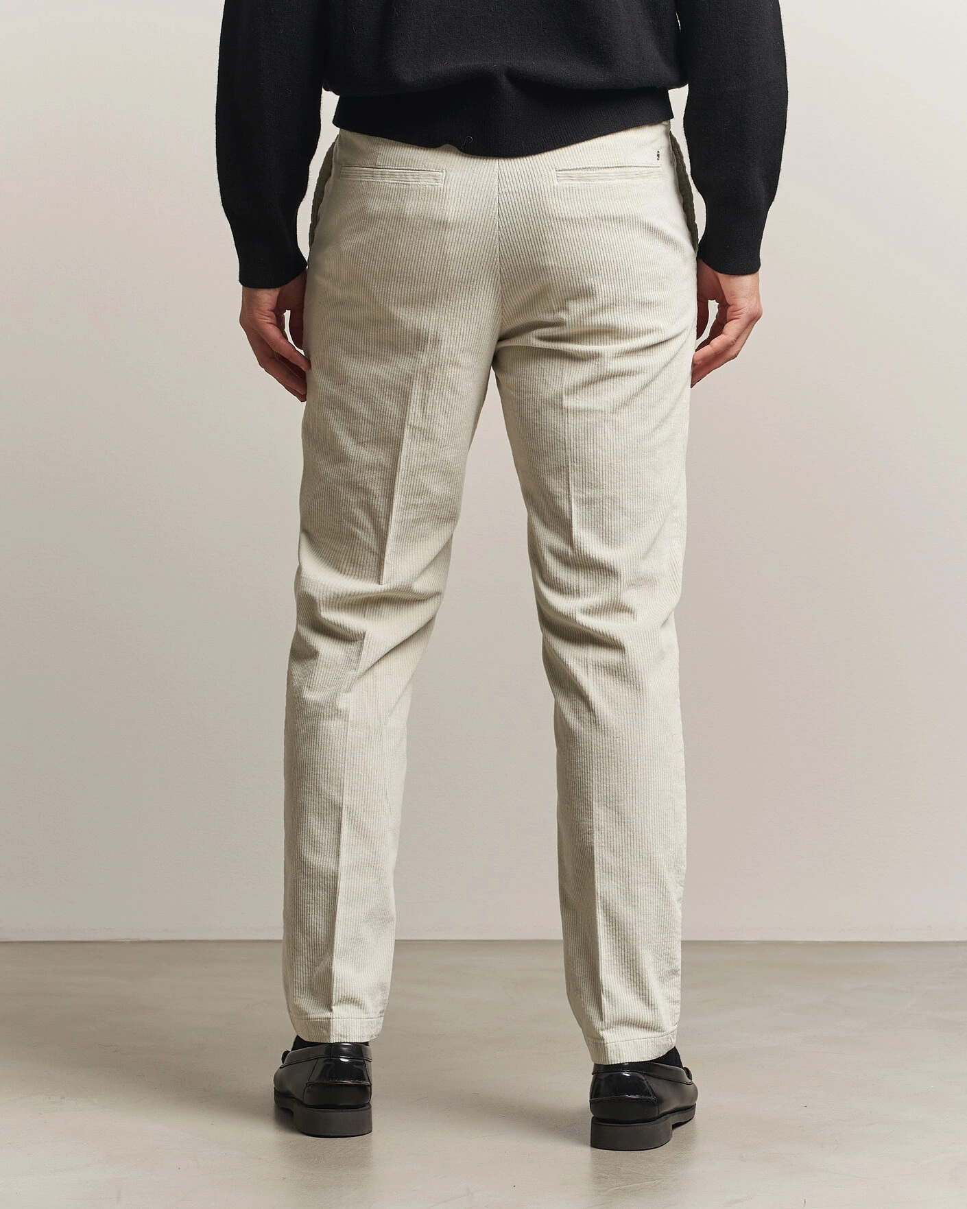 Herr | Byxor | BOSS BLACK | Kane Structured Cotton Chino Open White