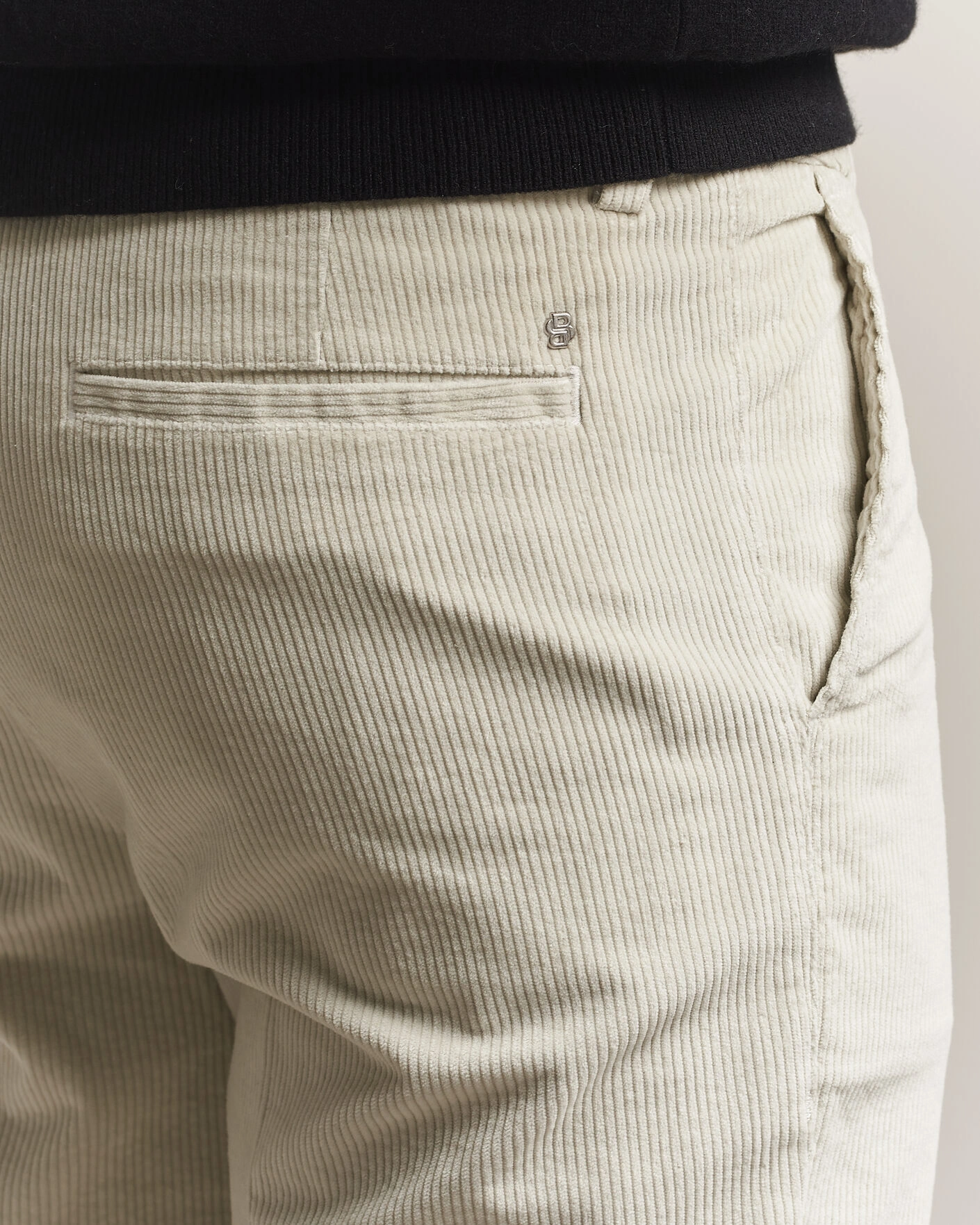 Herr | Byxor | BOSS BLACK | Kane Structured Cotton Chino Open White