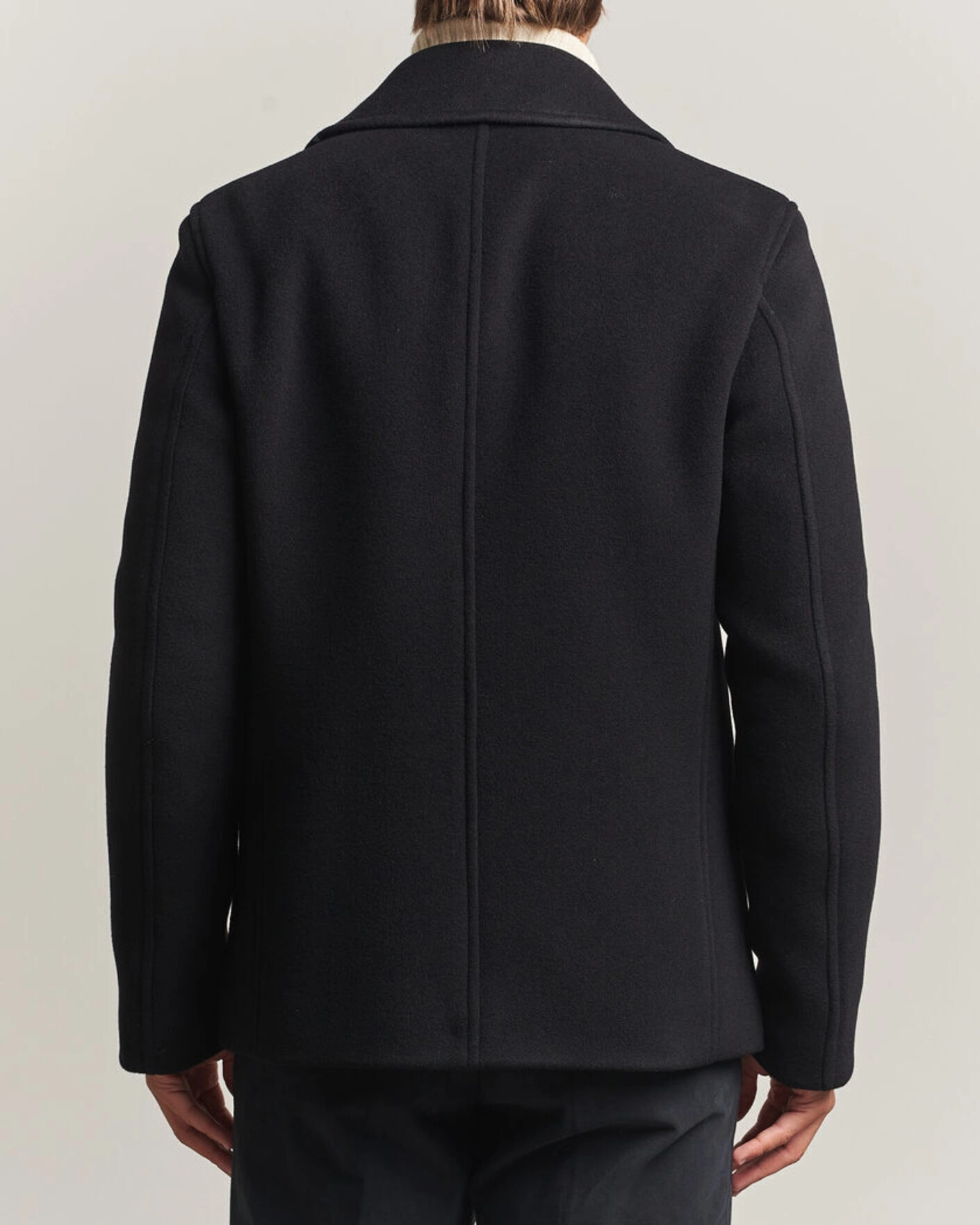 Herr | Jackor | BOSS BLACK | Hyde Wool Peacoat Black