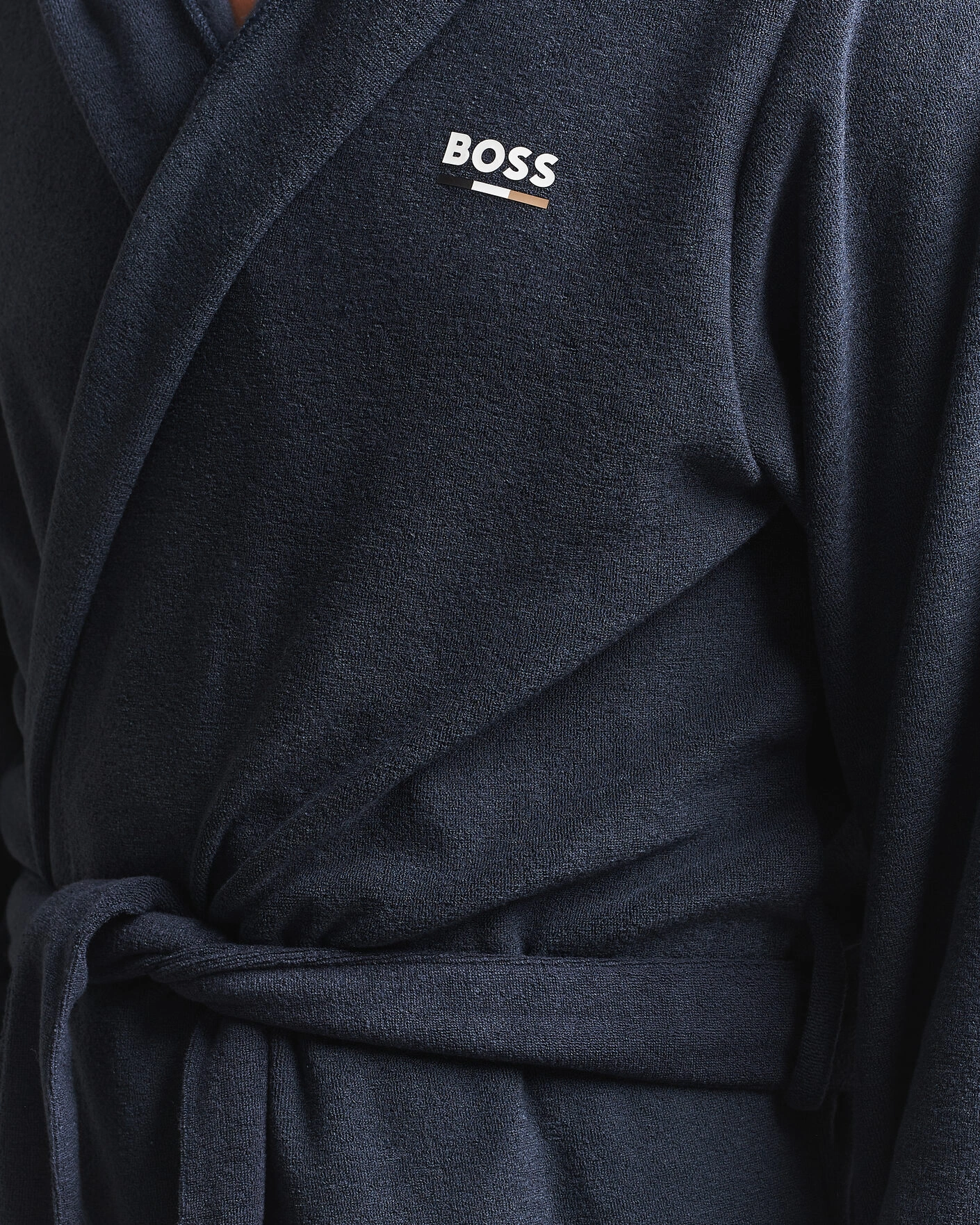 Herr | Pyjamas & Morgonrockar | BOSS BLACK | Terry Robe Dark Blue