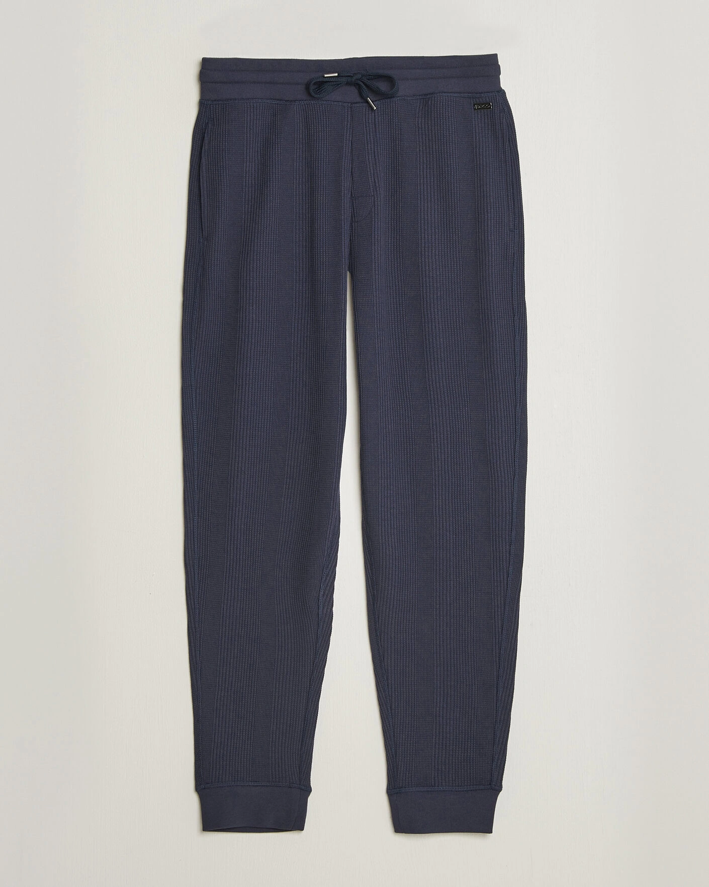 Herr | Byxor | BOSS BLACK | Structured Loungewear Sweatpants Dark Blue