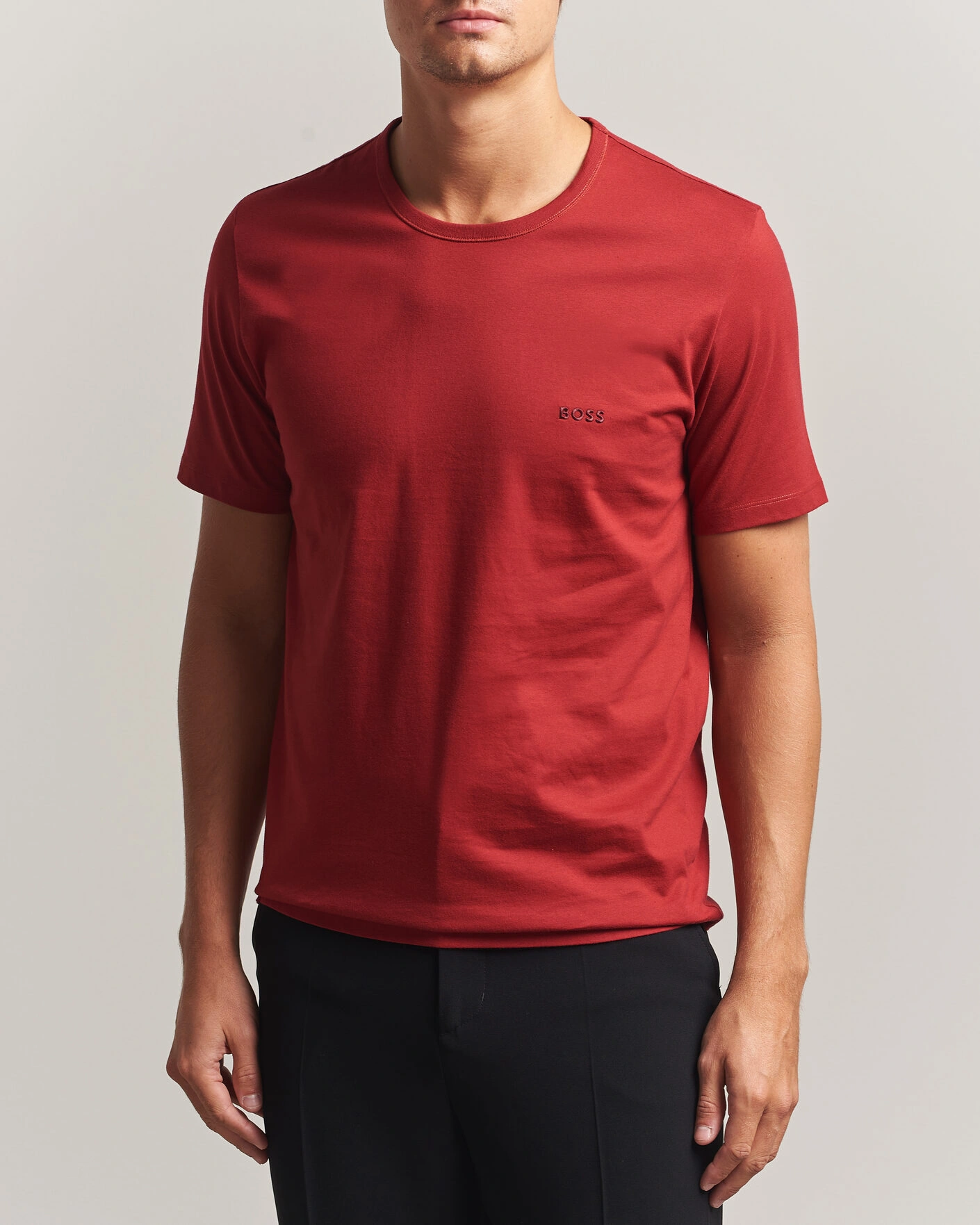 Herr | T-Shirts | BOSS BLACK | 3-Pack Crew Neck T-Shirt White/Red/Navy