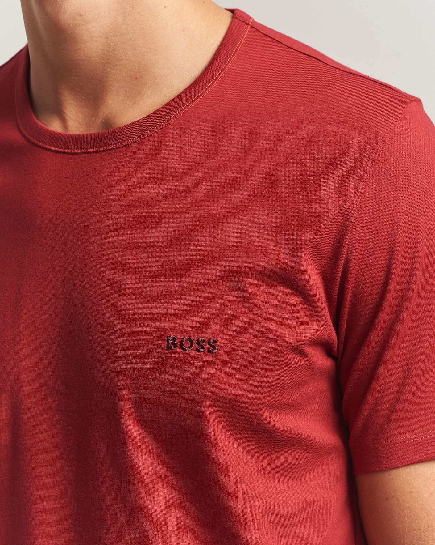 Herr | T-Shirts | BOSS BLACK | 3-Pack Crew Neck T-Shirt White/Red/Navy