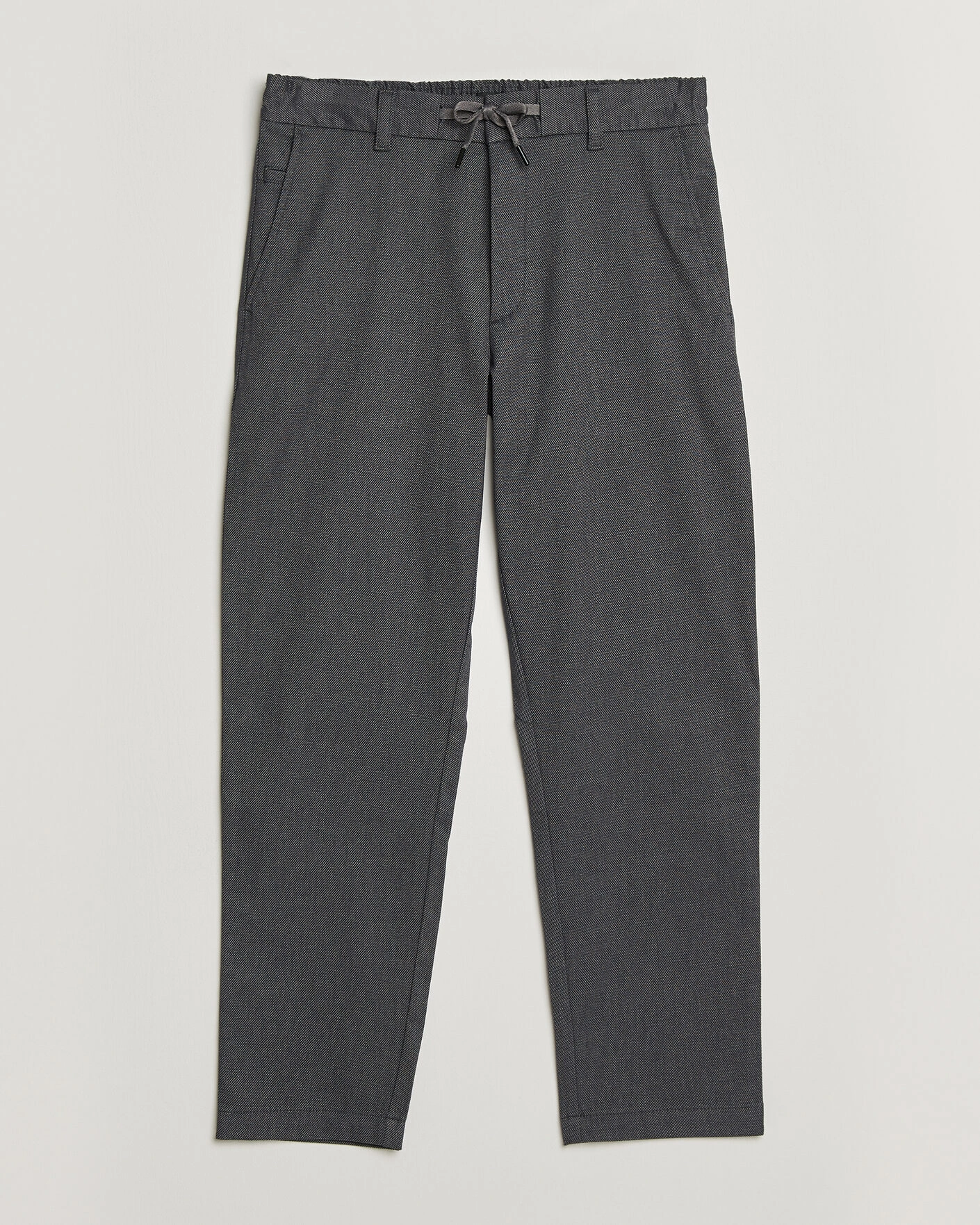 Herr | Byxor | BOSS ORANGE | Tapered Fit Drawstring Chino Dark Grey