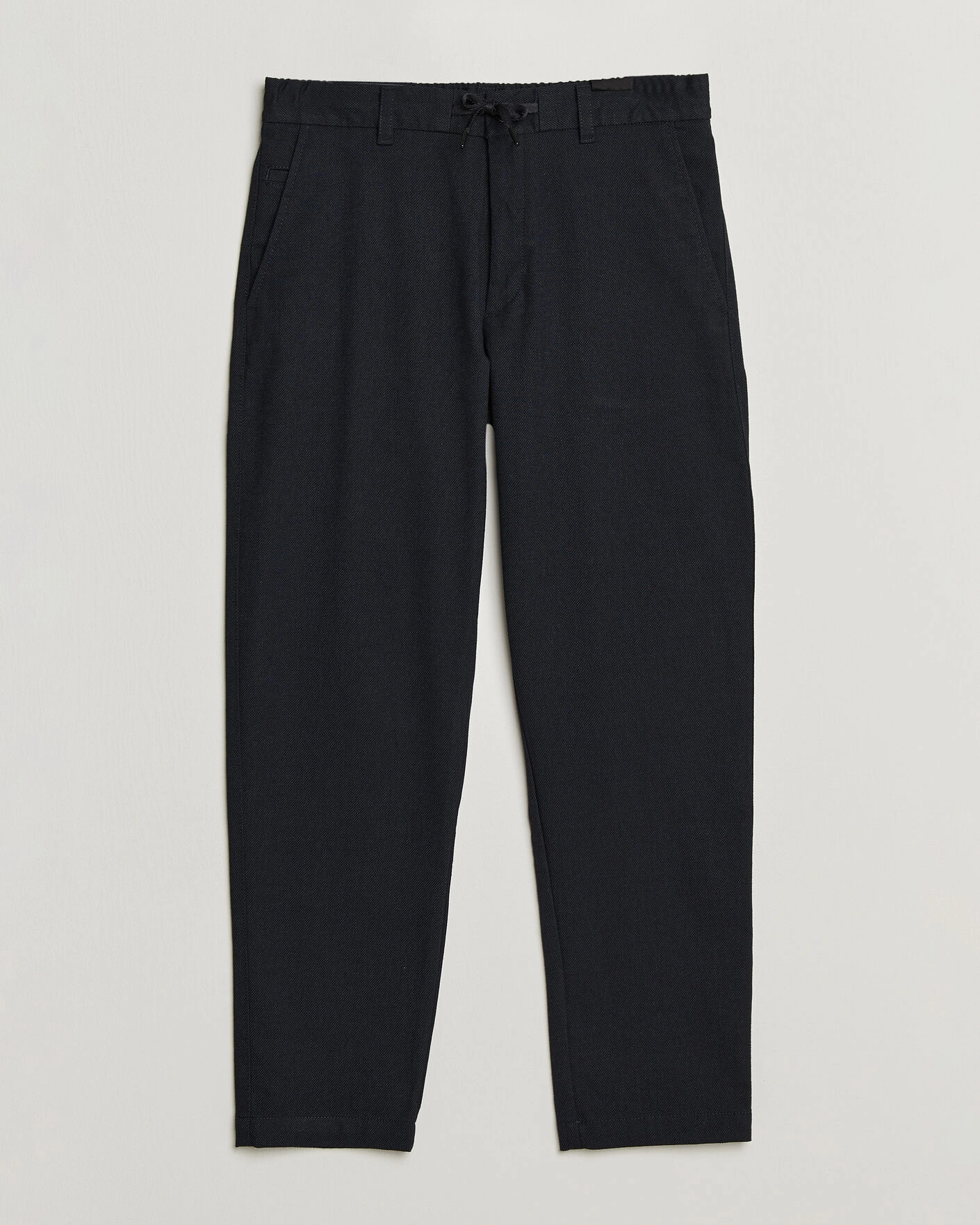 Herr | Byxor | BOSS ORANGE | Tapered Fit Drawstring Chino Dark Blue