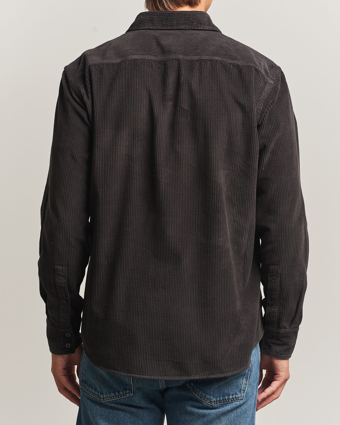 Herr | Skjortor | BOSS ORANGE | Relegant Corduroy Shirt Black