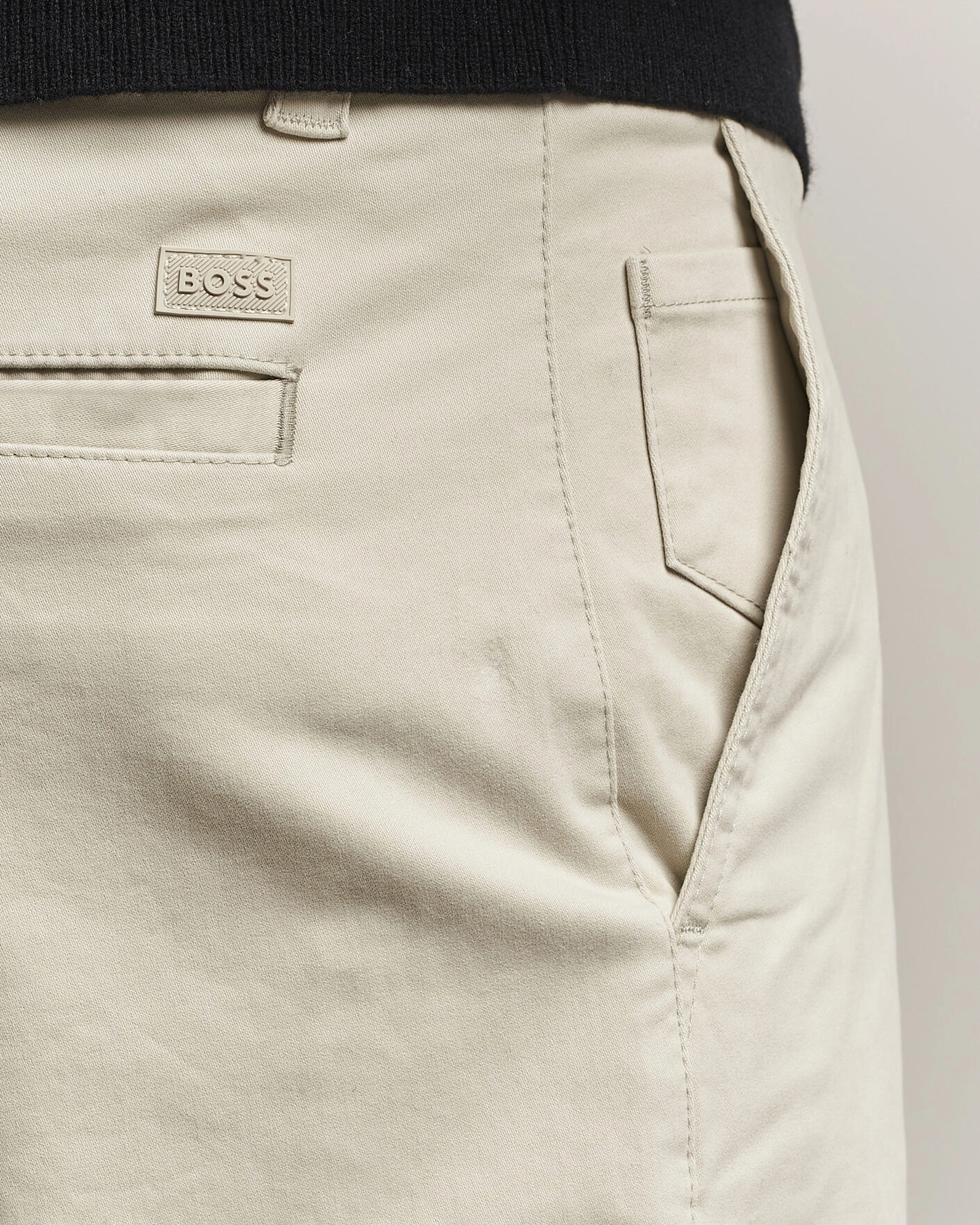 Herr | Byxor | BOSS ORANGE | Cotton Chino Light Beige