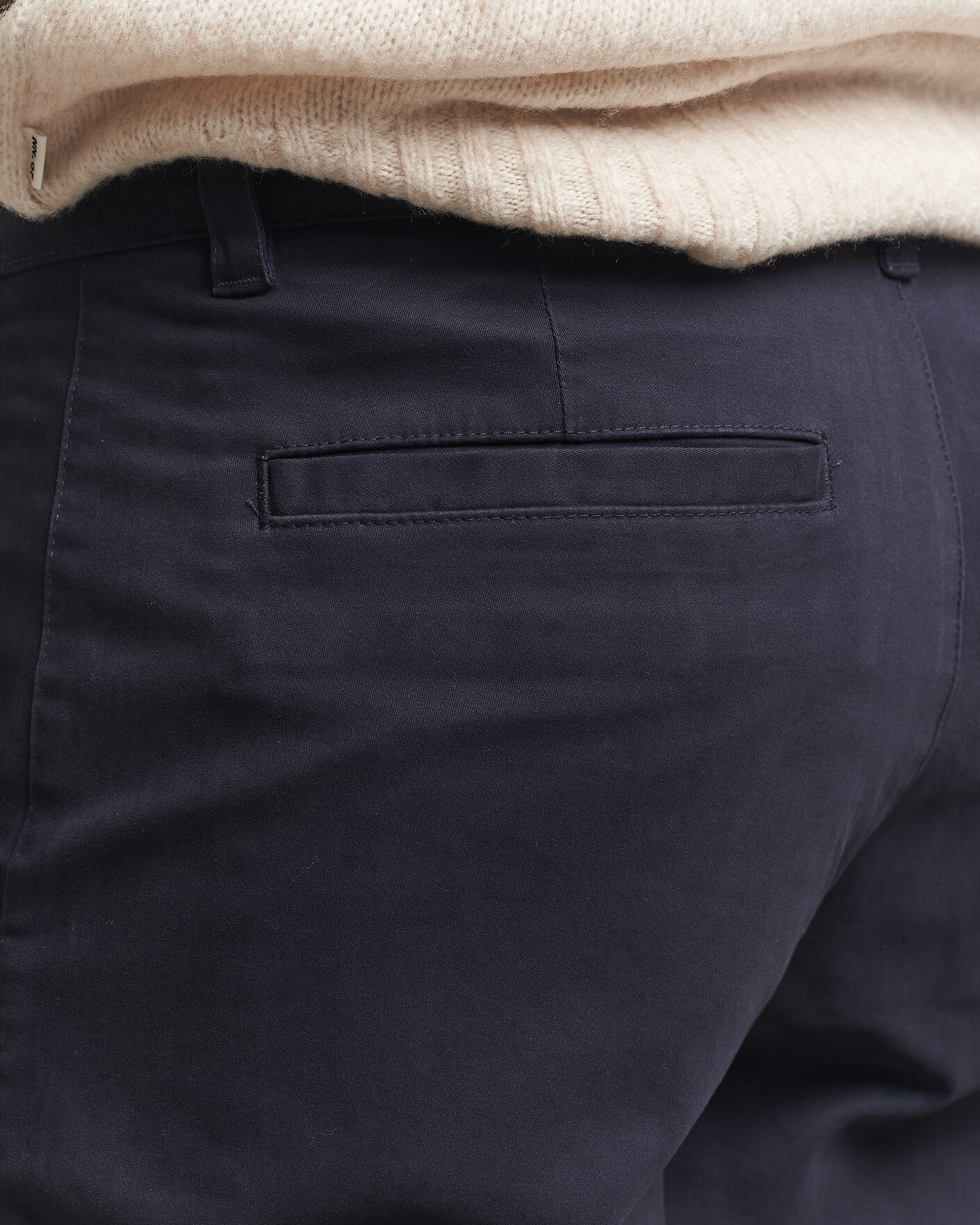 Herr | Byxor | BOSS ORANGE | Cotton Chino Dark Blue