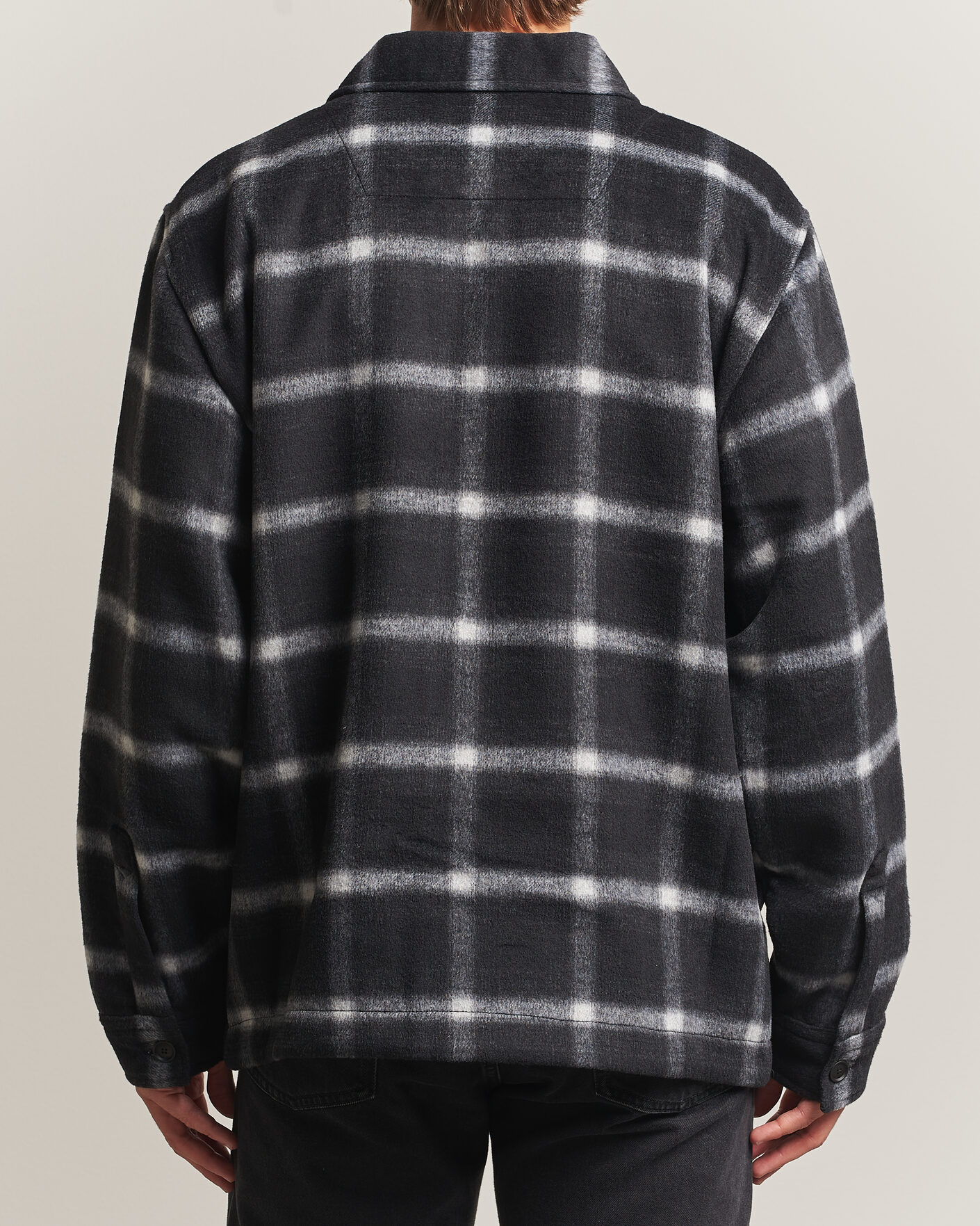 Herr | Jackor | BOSS ORANGE | Losky Flannel Checked Overshirt Black