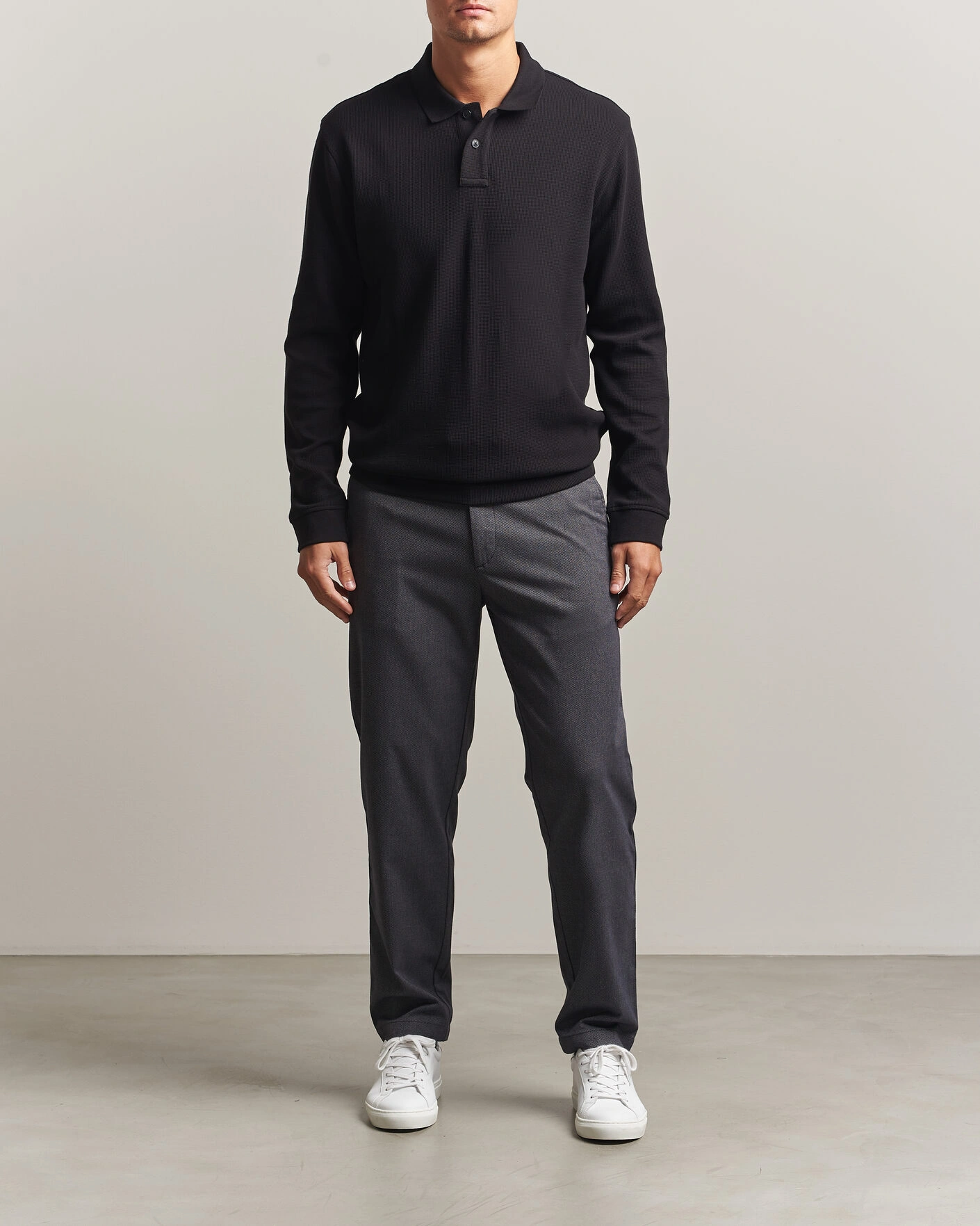 Herr | Tröjor | BOSS ORANGE | Petempesto Polo Sweater Black