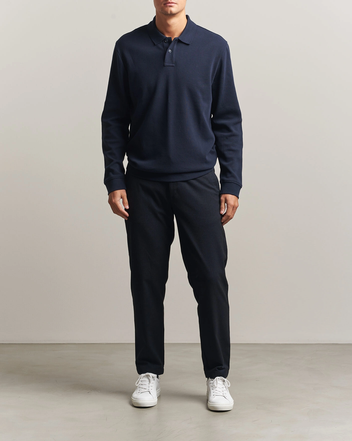 Herr | Tröjor | BOSS ORANGE | Petempesto Polo Sweater Dark Blue