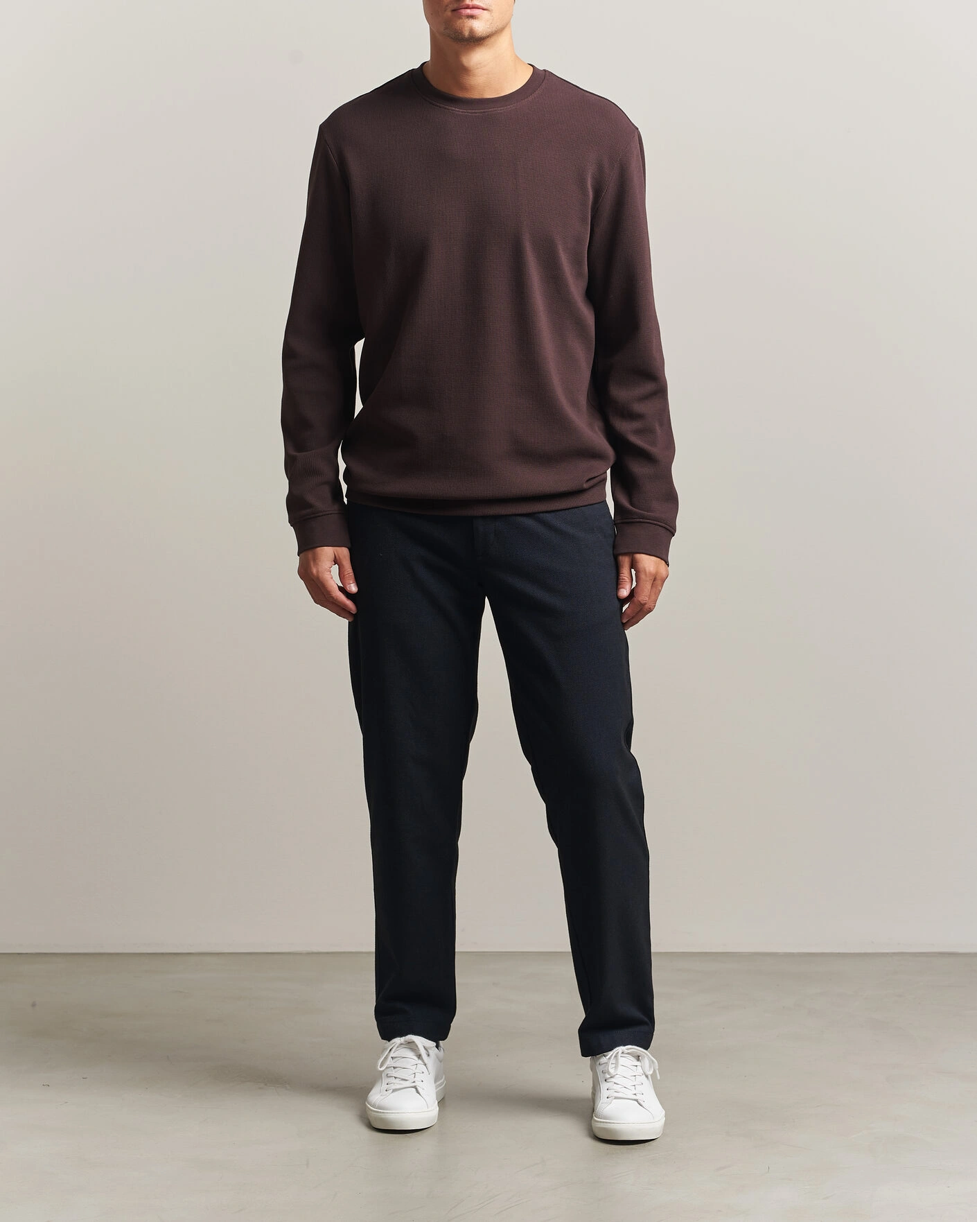 Herr | Tröjor | BOSS ORANGE | Tempesto Sweater Dark Brown