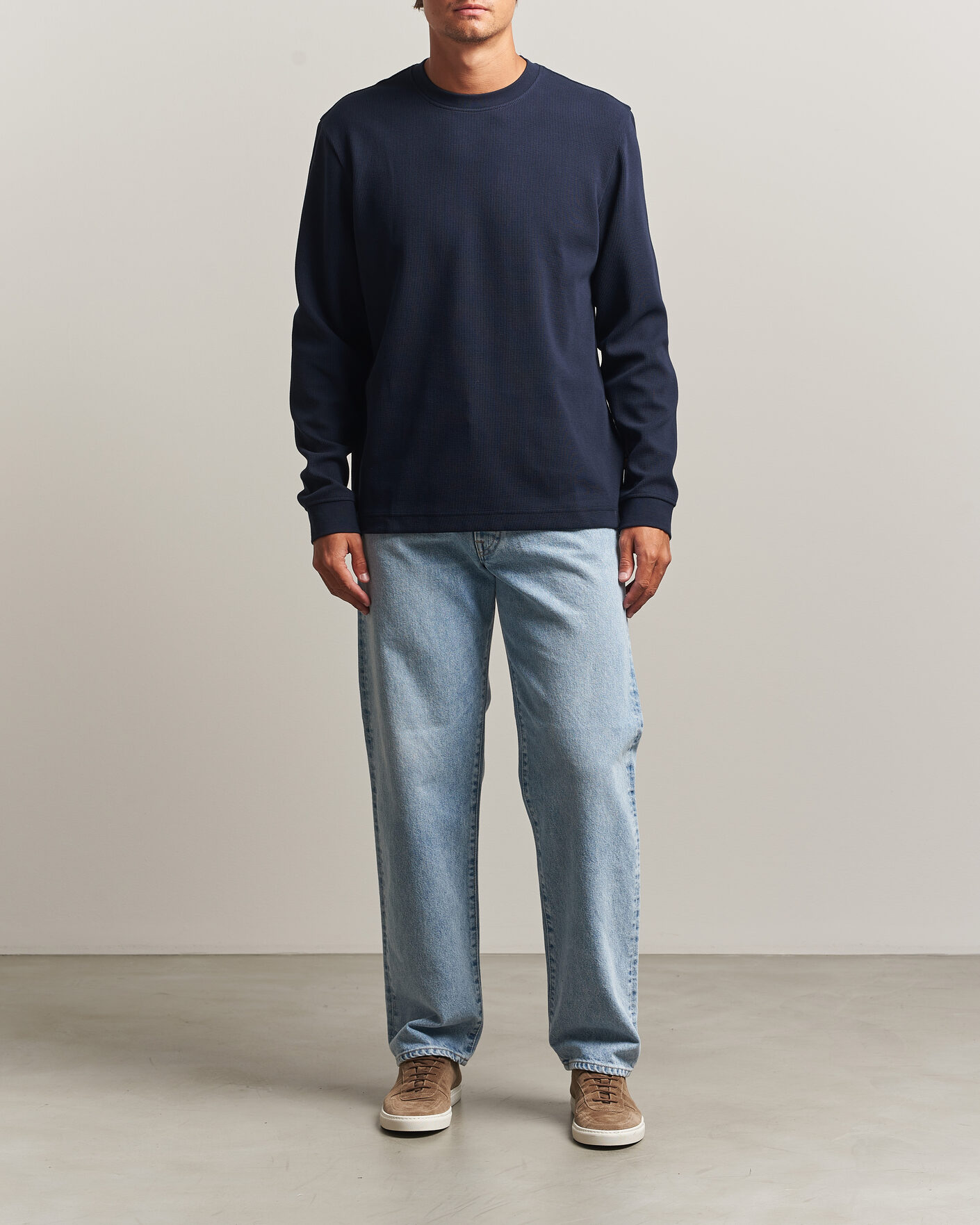 Herr | Tröjor | BOSS ORANGE | Tempesto Sweater Dark Blue