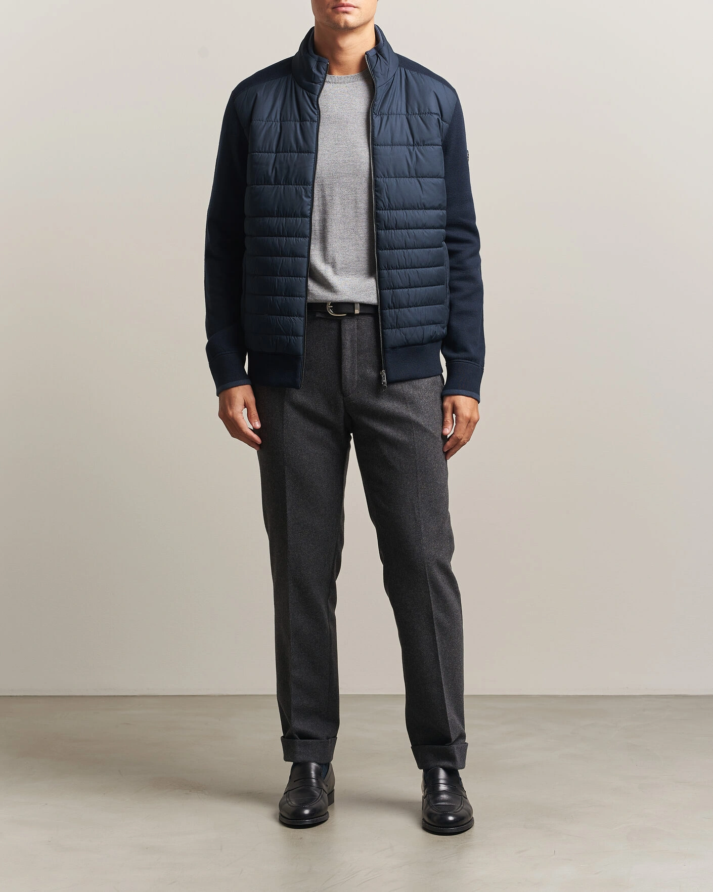Herr | Jackor | BOSS BLACK | Facente Hybrid Jacket Dark Blue