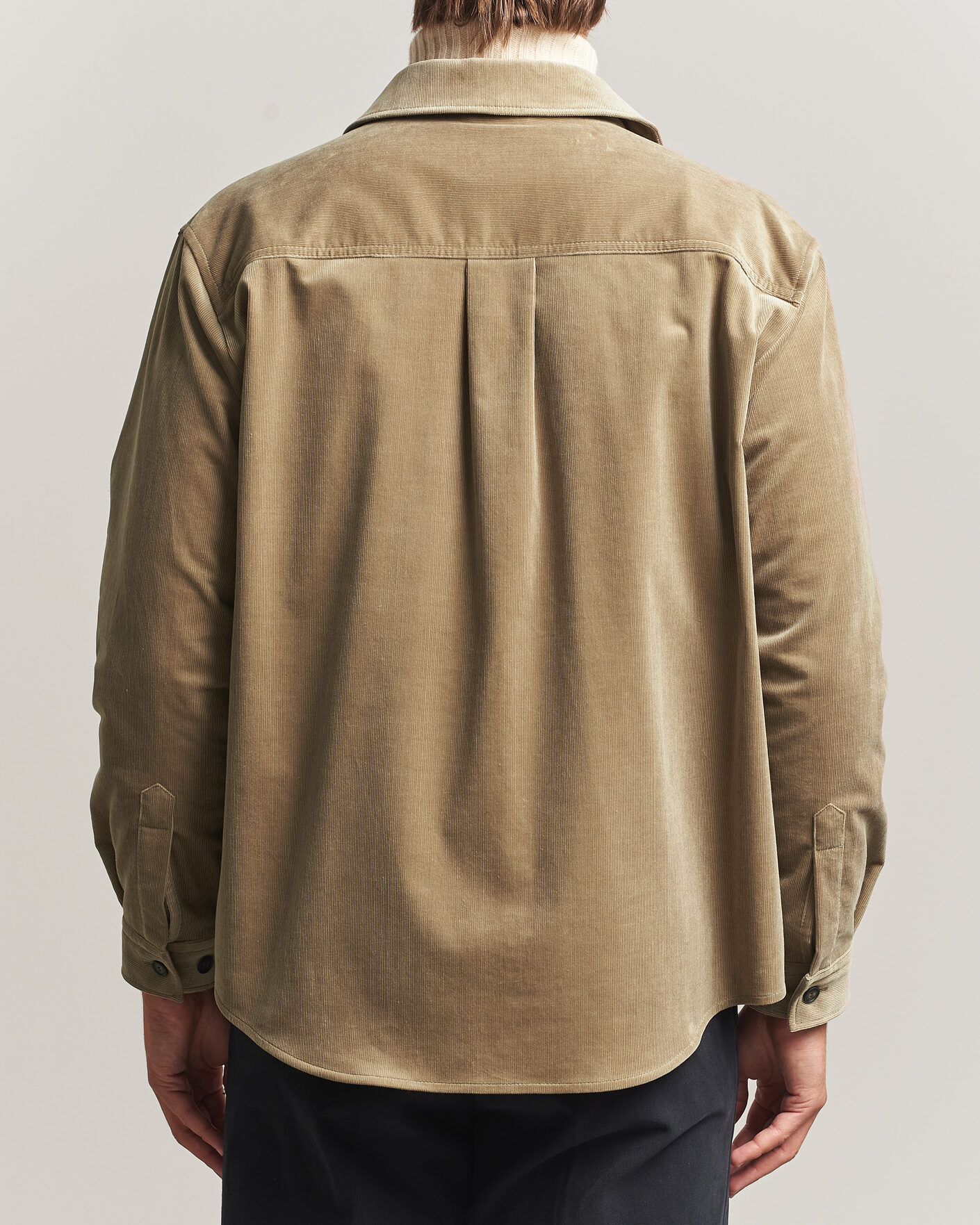 Herr | Skjortor | BOSS BLACK | Carper Corduroy Overshirt Open Brown