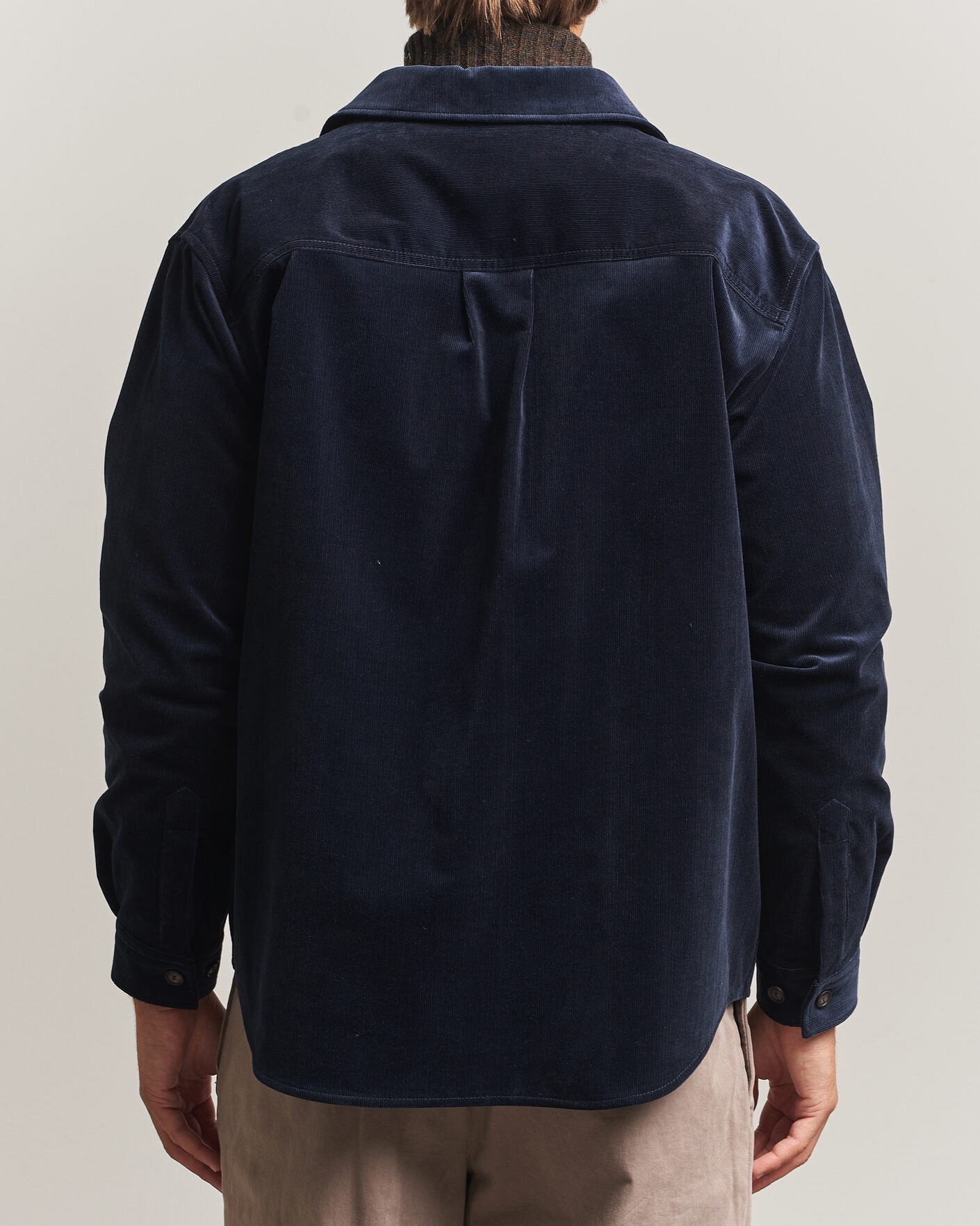 Herr | Skjortor | BOSS BLACK | Carper Corduroy Overshirt Dark Blue
