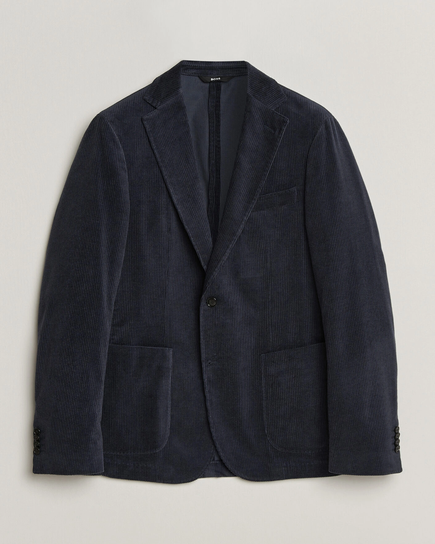Herr | Kavajer | BOSS BLACK | Hanry Corduroy Suit Blazer Open Blue