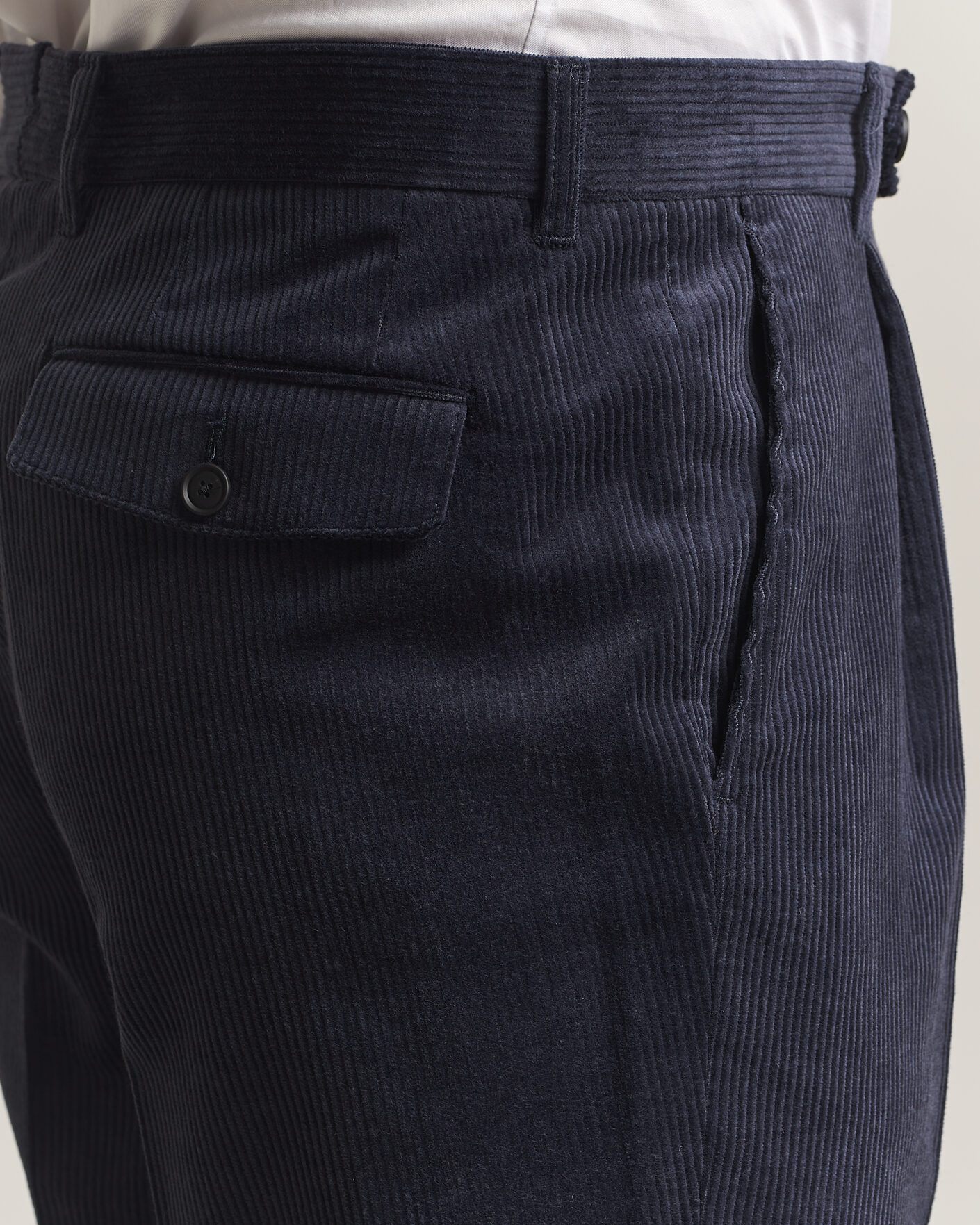 Herr | Byxor | BOSS BLACK | Perino Corduroy Suit Trousers Open Blue