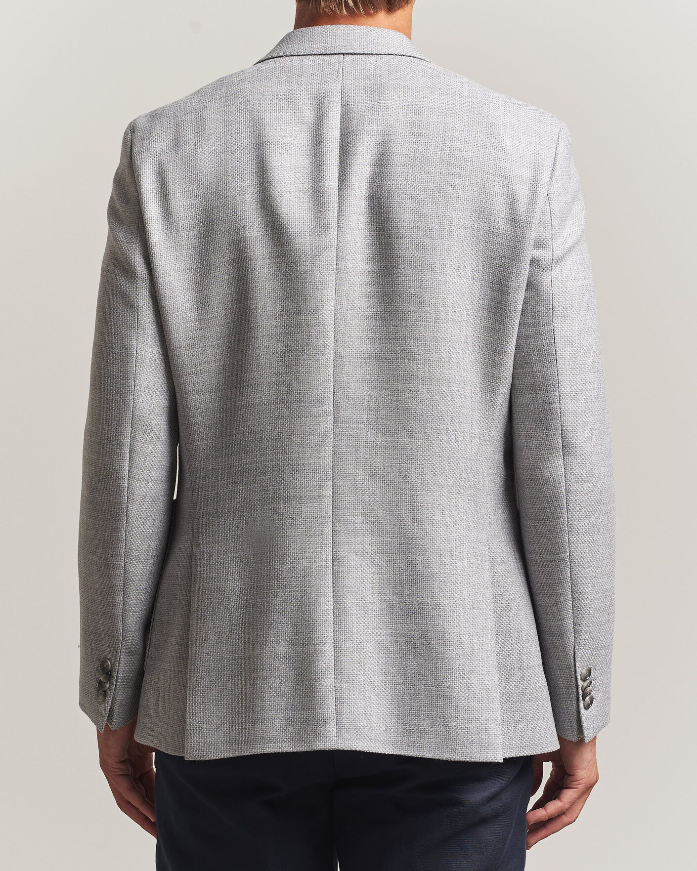 Herr | Kavajer | BOSS BLACK | Hutson Wool Patch Pocket Blazer Light Grey