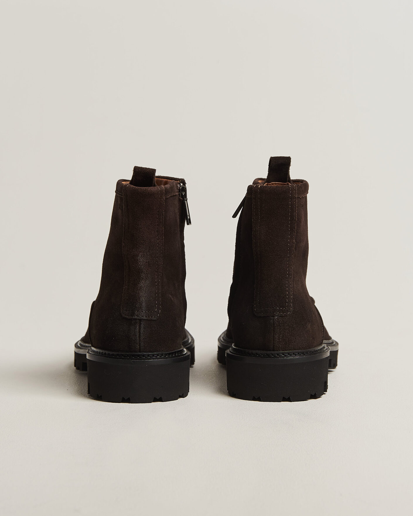 Herr | Kängor | BOSS BLACK | Julio Suede Boot Dark Brown