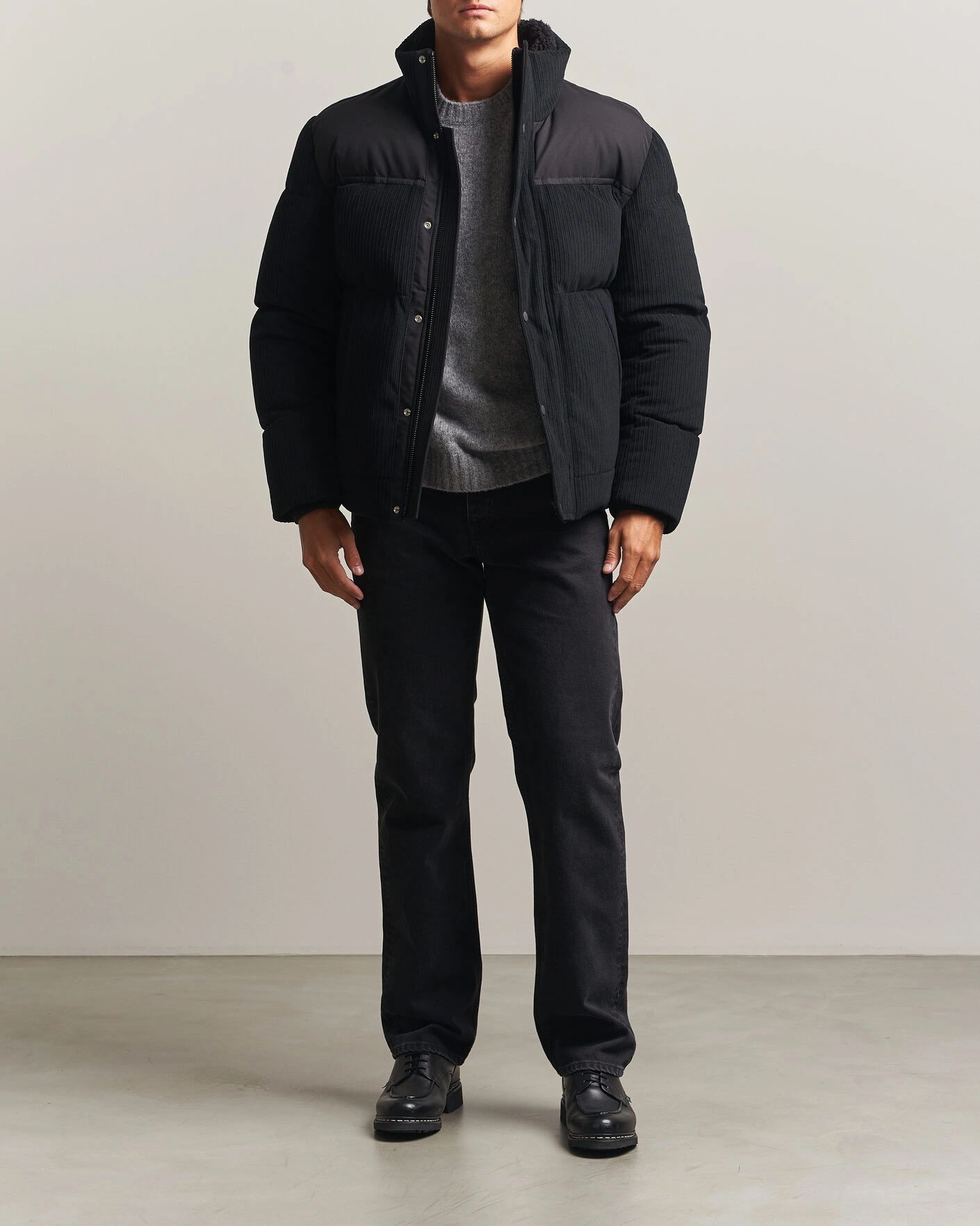 Herr | Jackor | BOSS ORANGE | Ocord Corduroy Jacket Black