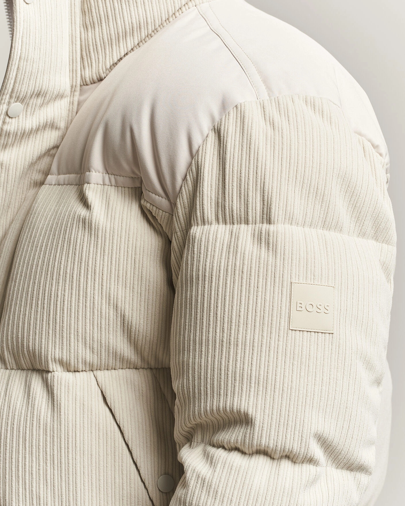 Herr | Jackor | BOSS ORANGE | Ocord Corduroy Jacket Light Beige