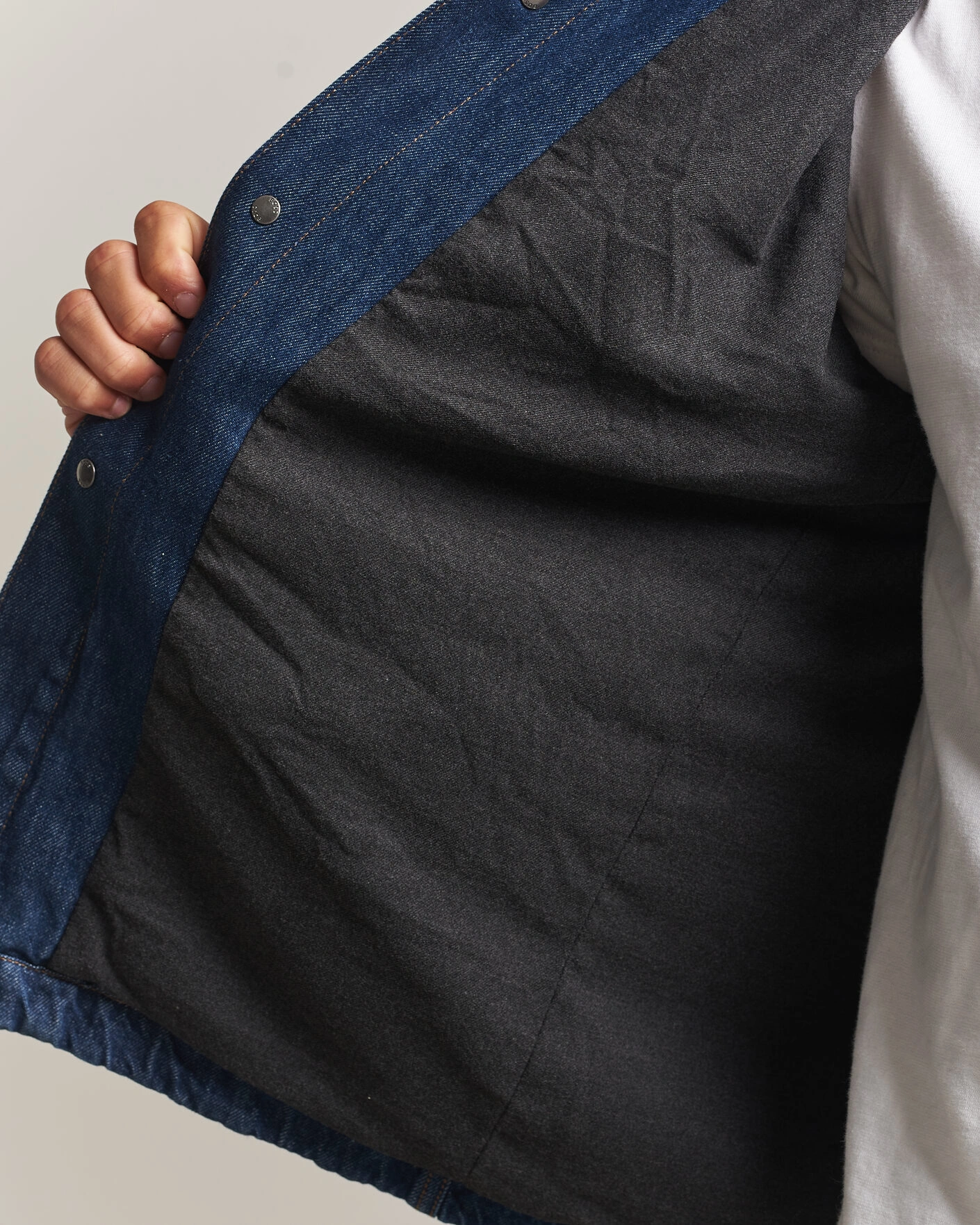 Herr | Skjortor | BOSS ORANGE | Laredo Denim Overshirt Navy