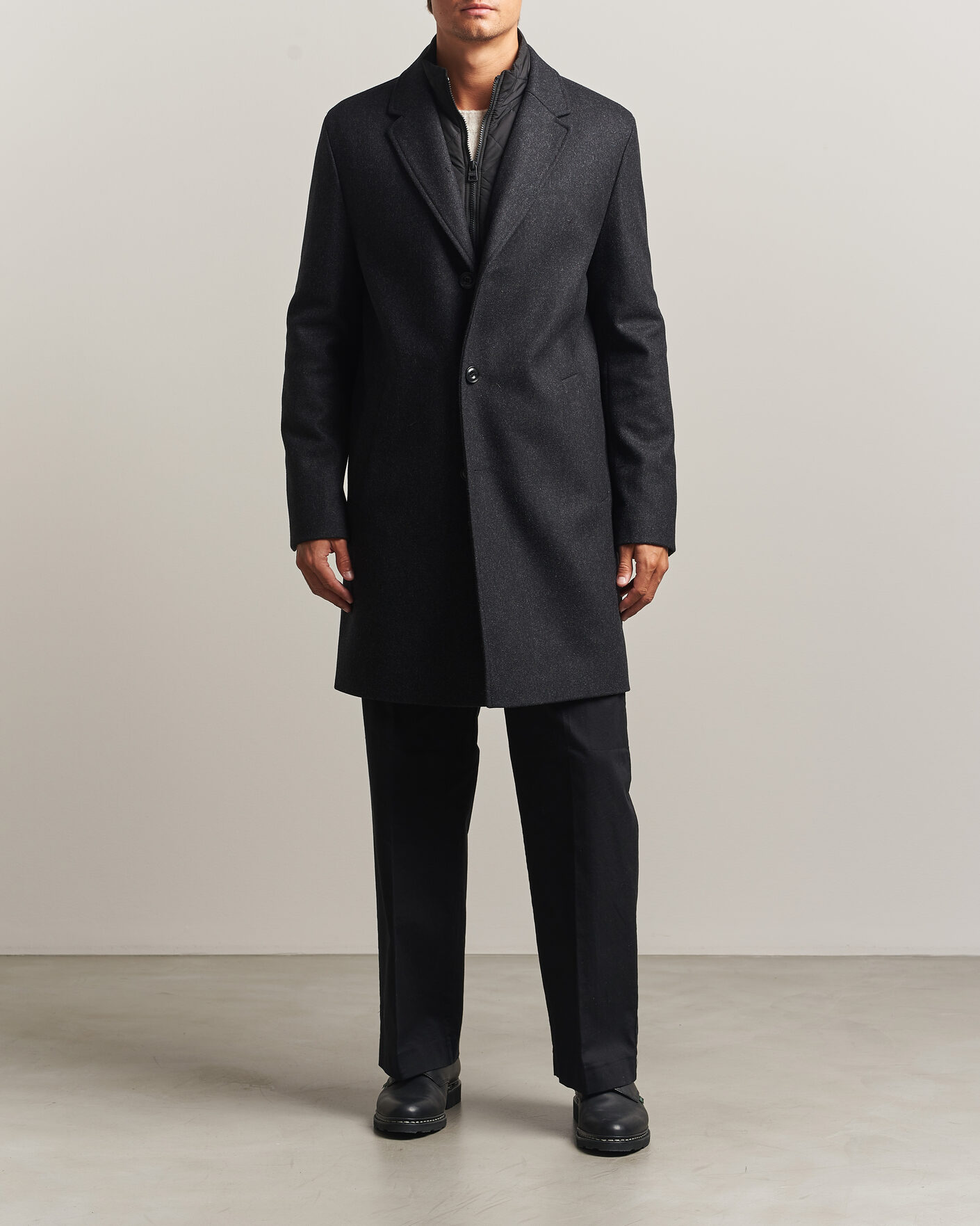 Herr | Jackor | HUGO | Milogan Bib Coat Black