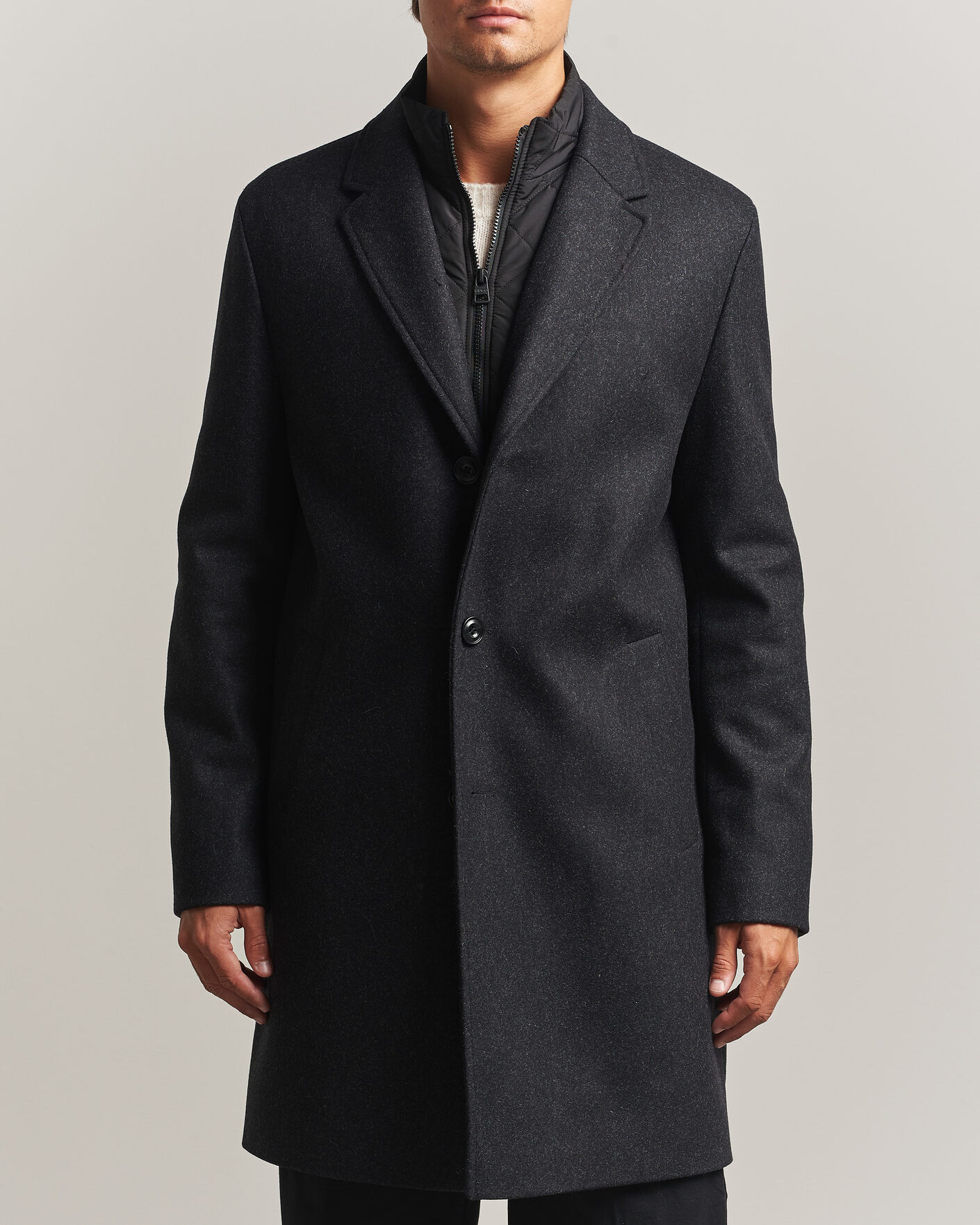 Herr | Jackor | HUGO | Milogan Bib Coat Black