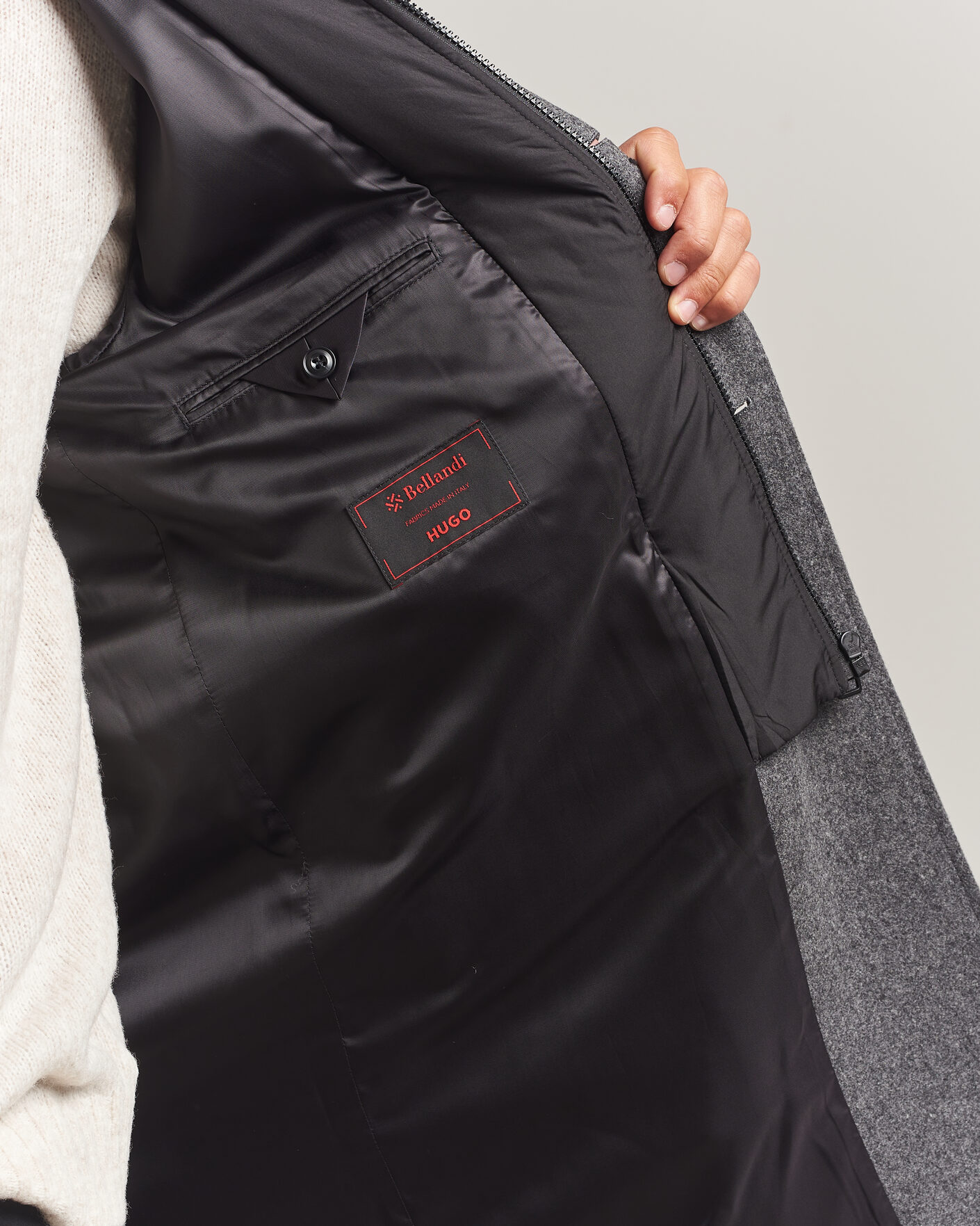 Herr | Jackor | HUGO | Milogan Bib Coat Dark Grey
