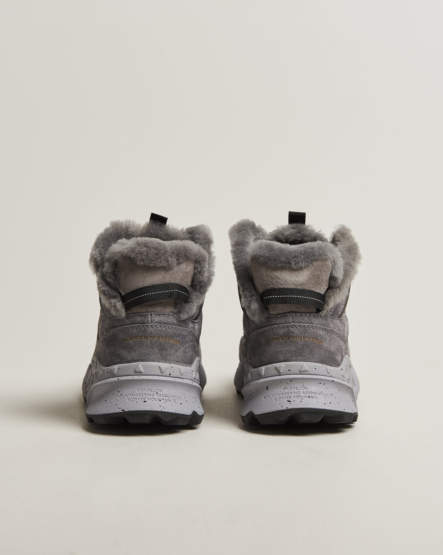 Herr | Sneakers | Flower Mountain | Yamano 3 Mid Suede/Sherling Sneaker Grey