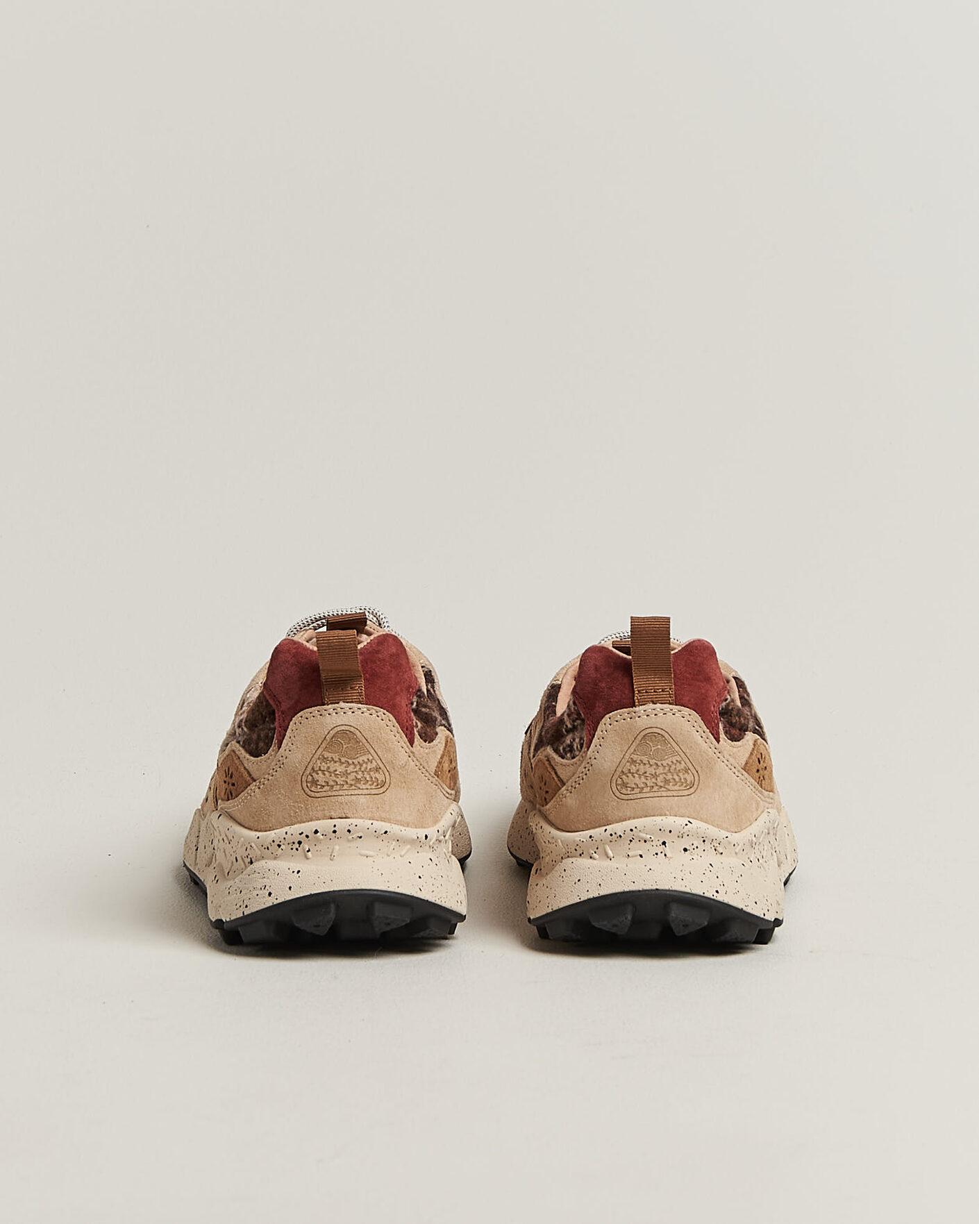 Herr | Sneakers | Flower Mountain | Yamano 3 Suede/Wool Check Sneaker Brown