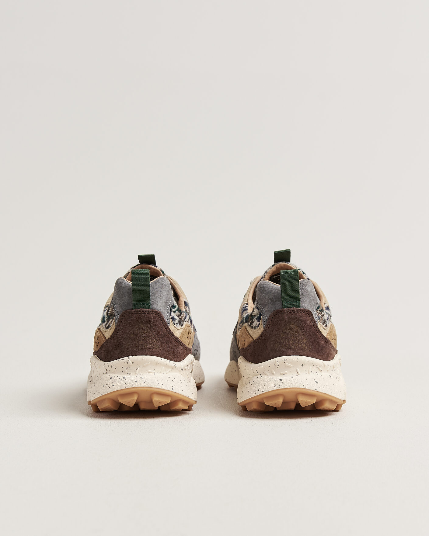 Herr | Sneakers | Flower Mountain | Yamano 3 Suede/Houndstooth Sneaker Multi