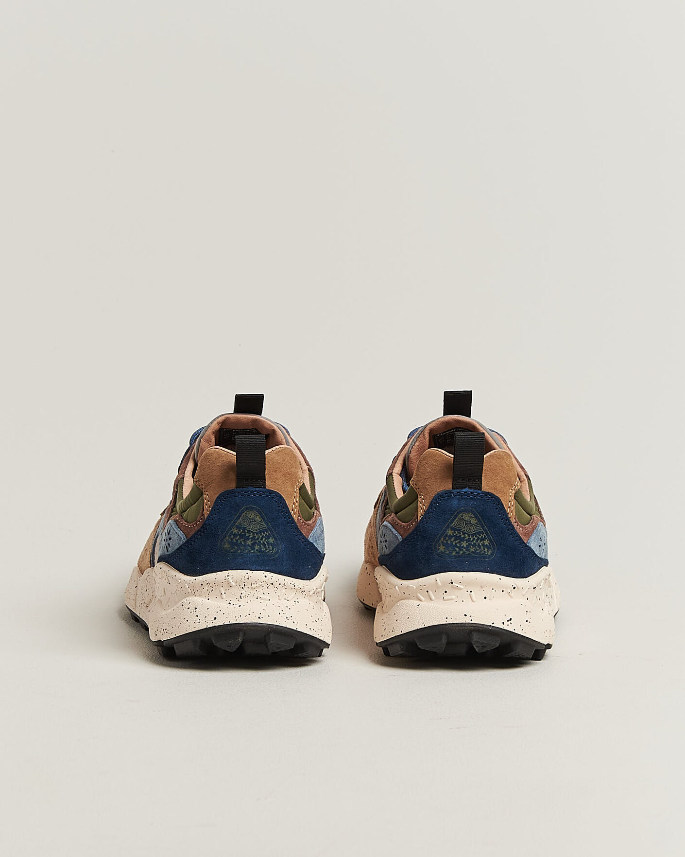 Herr | Sneakers | Flower Mountain | Yamano 3 Suede/Nylon Sneaker Navy/Light Brown