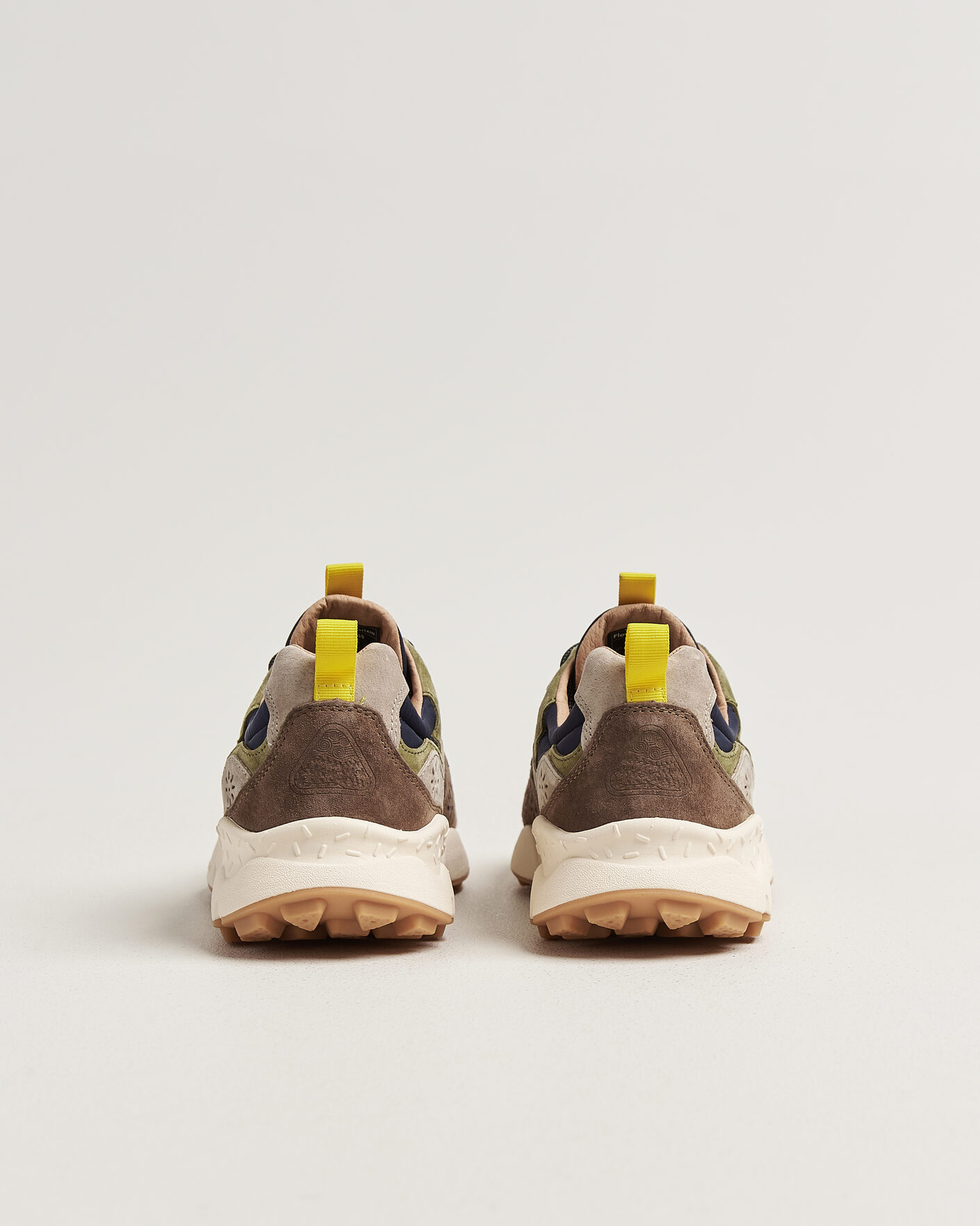 Herr | Sneakers | Flower Mountain | Yamano 3 Suede/Nylon Sneaker Dark Grey/Brown