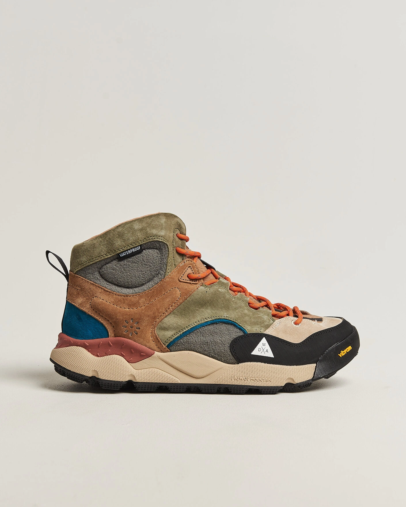 Herr | Sneakers | Flower Mountain | Back Country Mid Suede/Leather Sneaker Multi