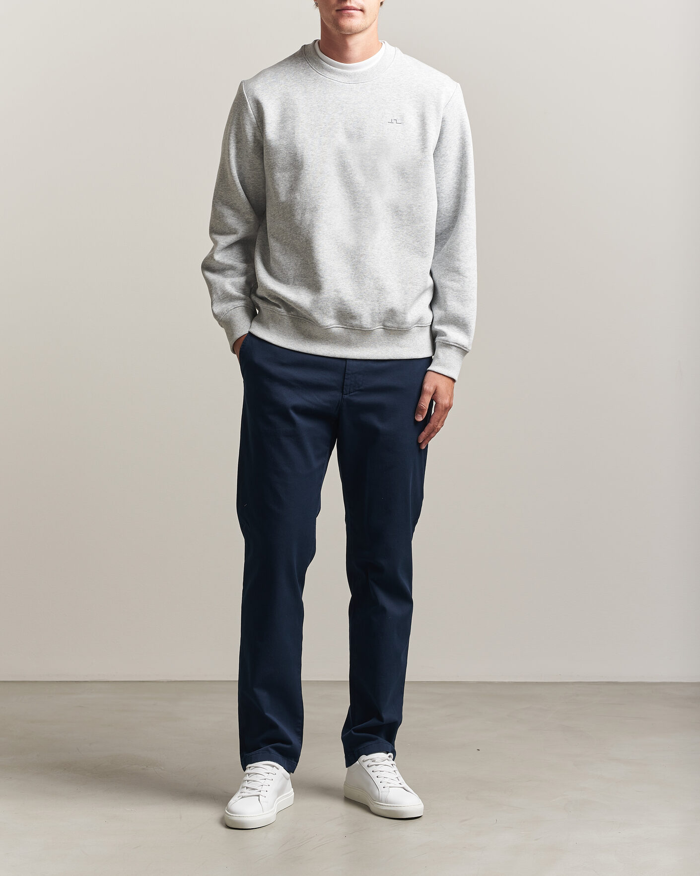 Herr | Byxor | J.Lindeberg | Chaze Cotton Stretch Pants JL Navy