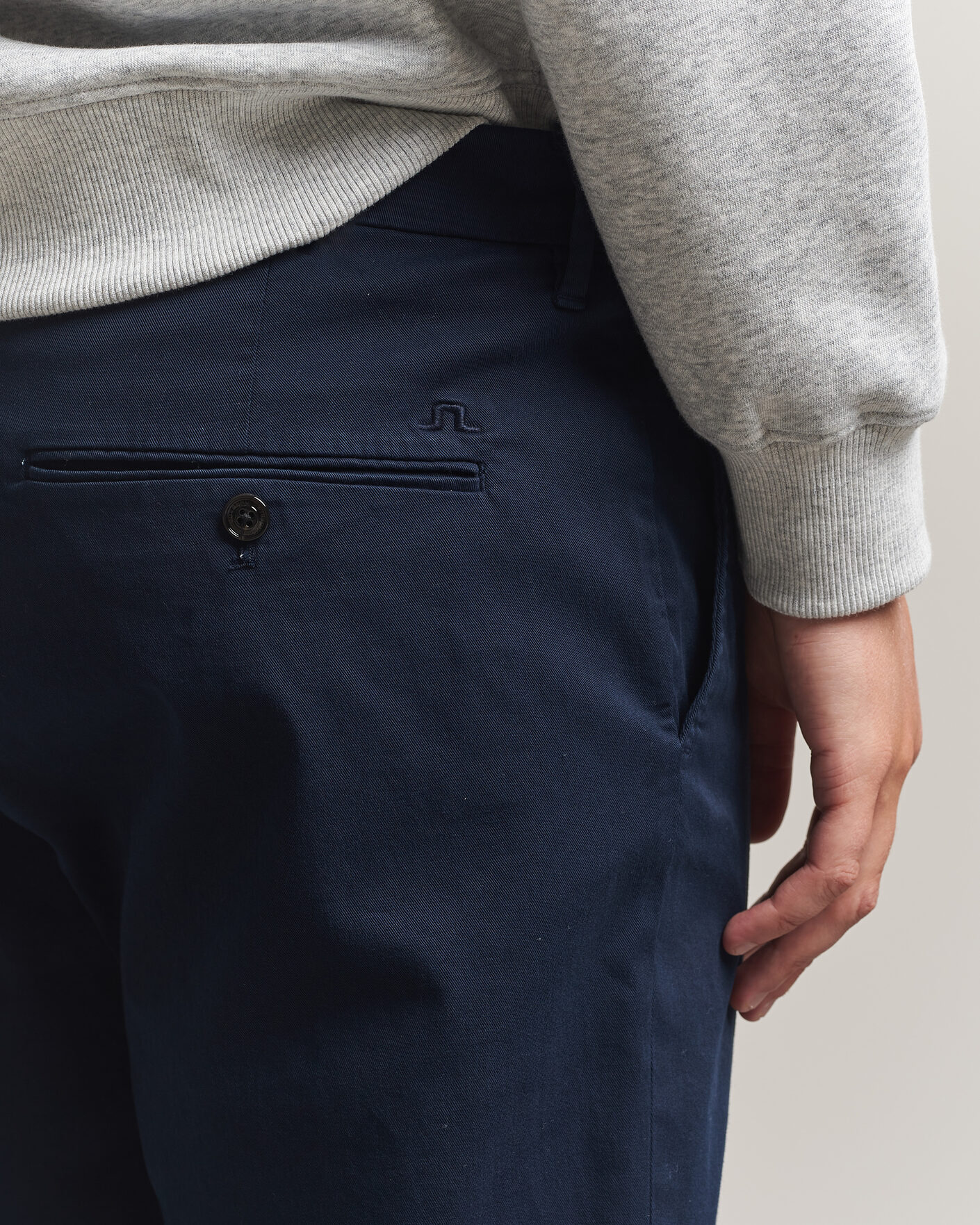 Herr | Byxor | J.Lindeberg | Chaze Cotton Stretch Pants JL Navy