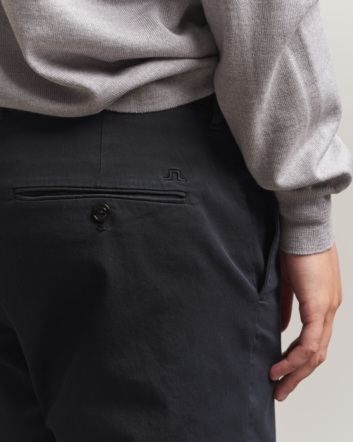 Herr | Byxor | J.Lindeberg | Chaze Cotton Stretch Pants Black