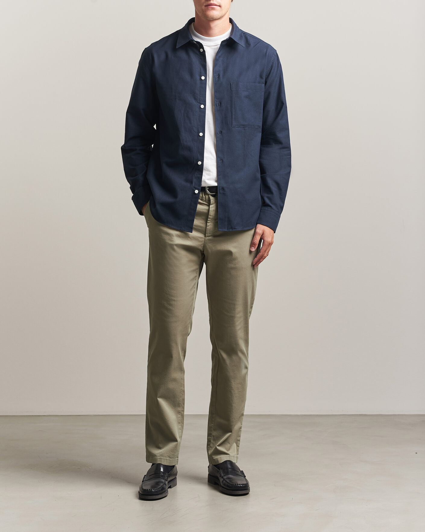 Herr | Byxor | J.Lindeberg | Chaze Cotton Stretch Pants Brindle