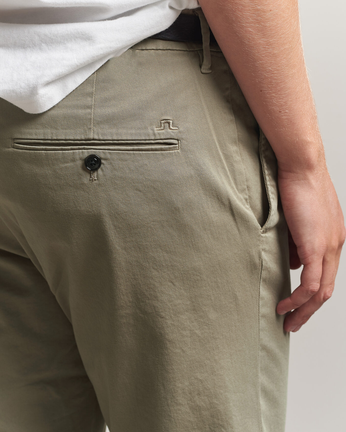 Herr | Byxor | J.Lindeberg | Chaze Cotton Stretch Pants Brindle