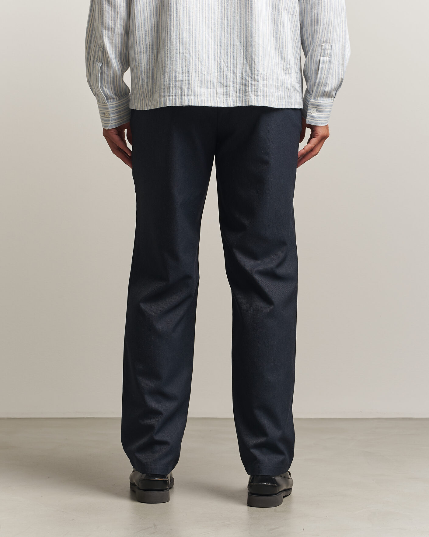Herr | Byxor | J.Lindeberg | Logan Brushed Twill Pants JL Navy